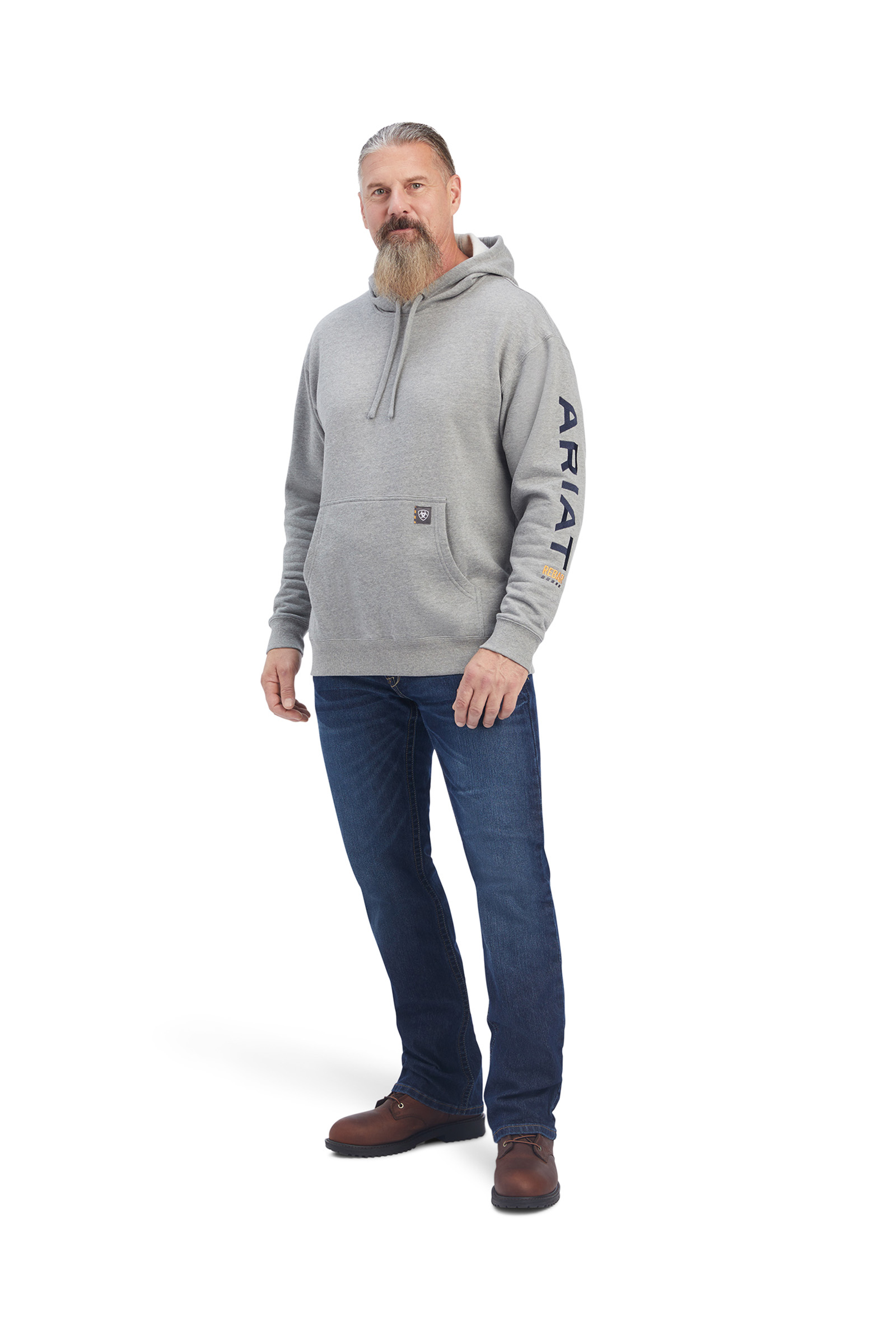 Ariat Rebar sudadera con capucha para hombre con estampado gráfico