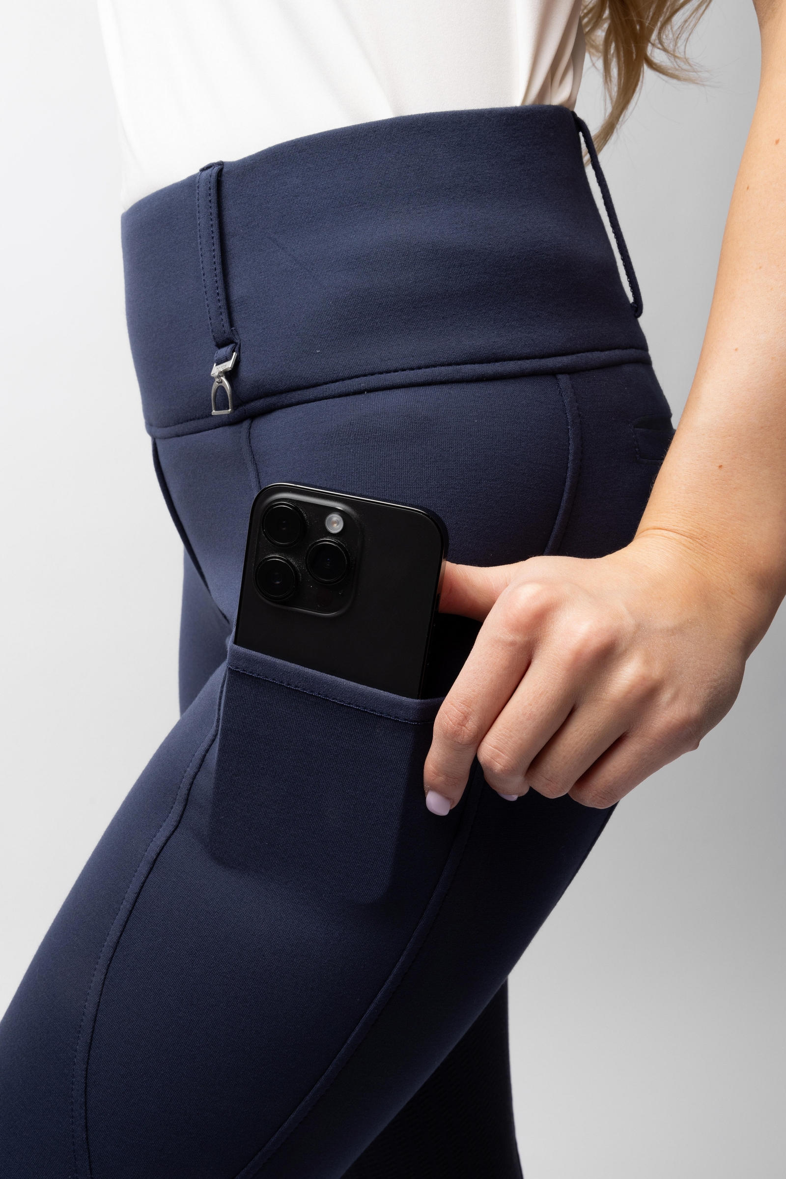 Horze Mira mallas de equitaci&oacute;n con asiento completo para mujer  