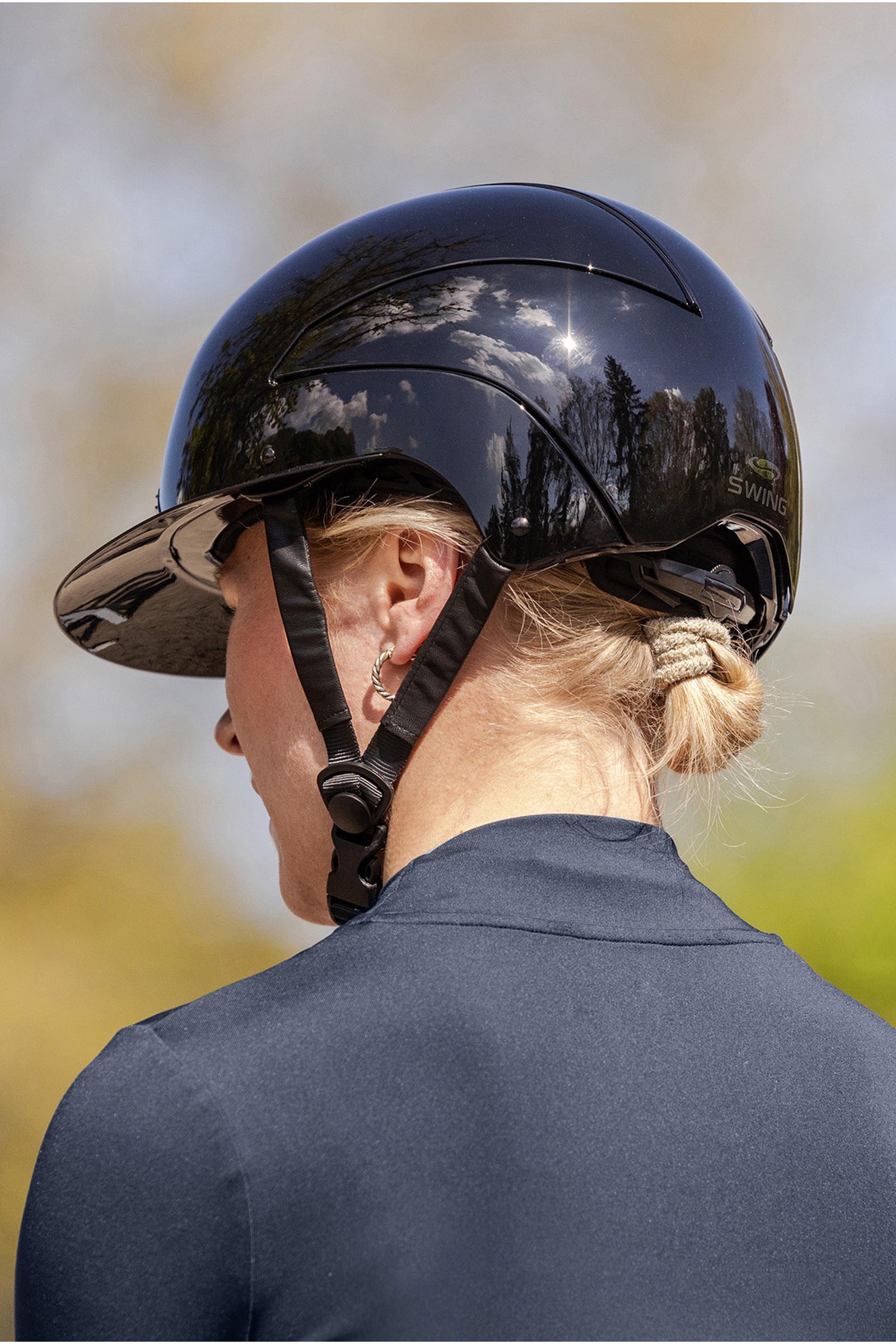 SWING H24 Lady Glossy casco de equitaci&oacute;n mujer