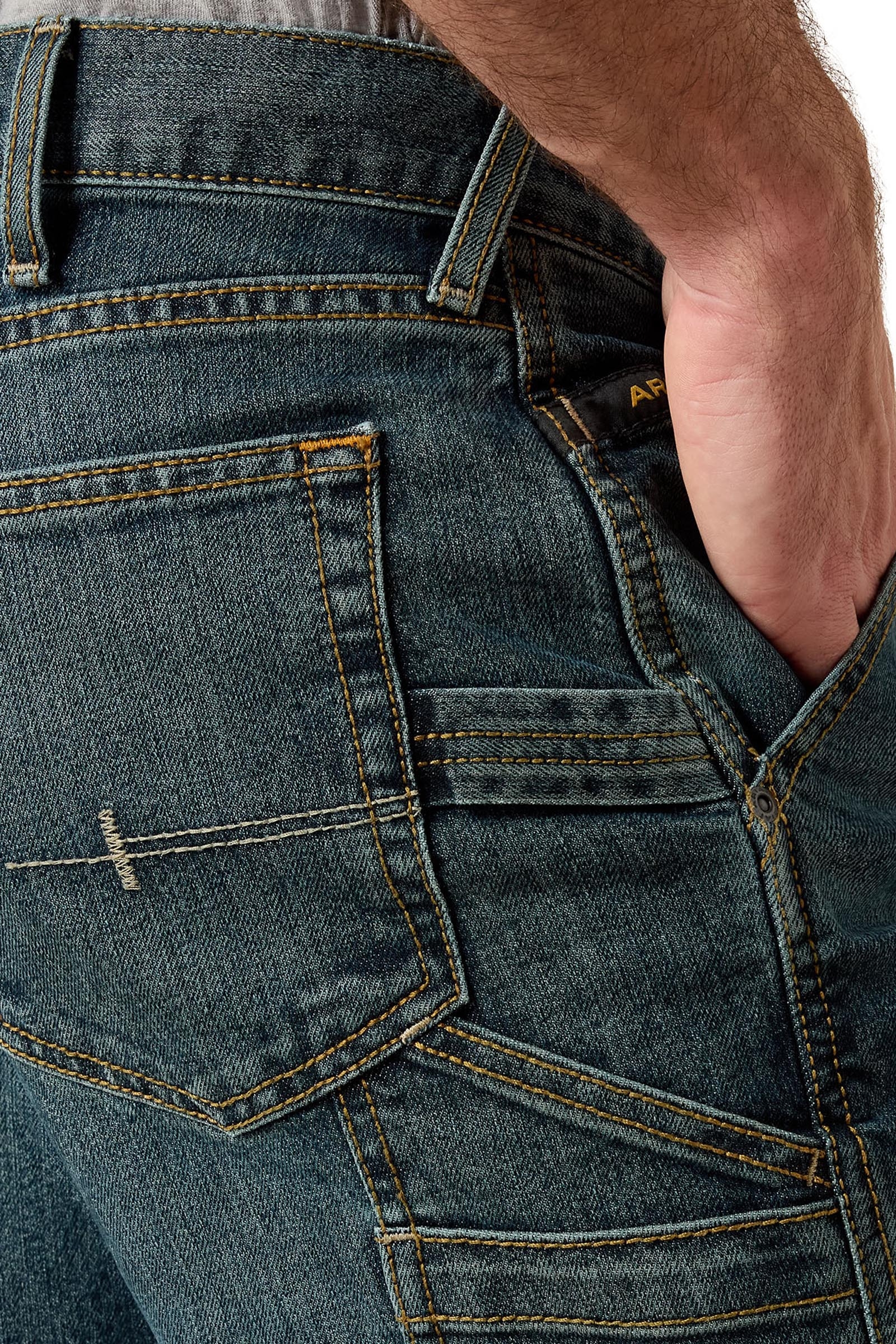 Ariat Rebar M7 Slim DuraStretch Workhorse Vaqueros de trabajo rectos para hombre