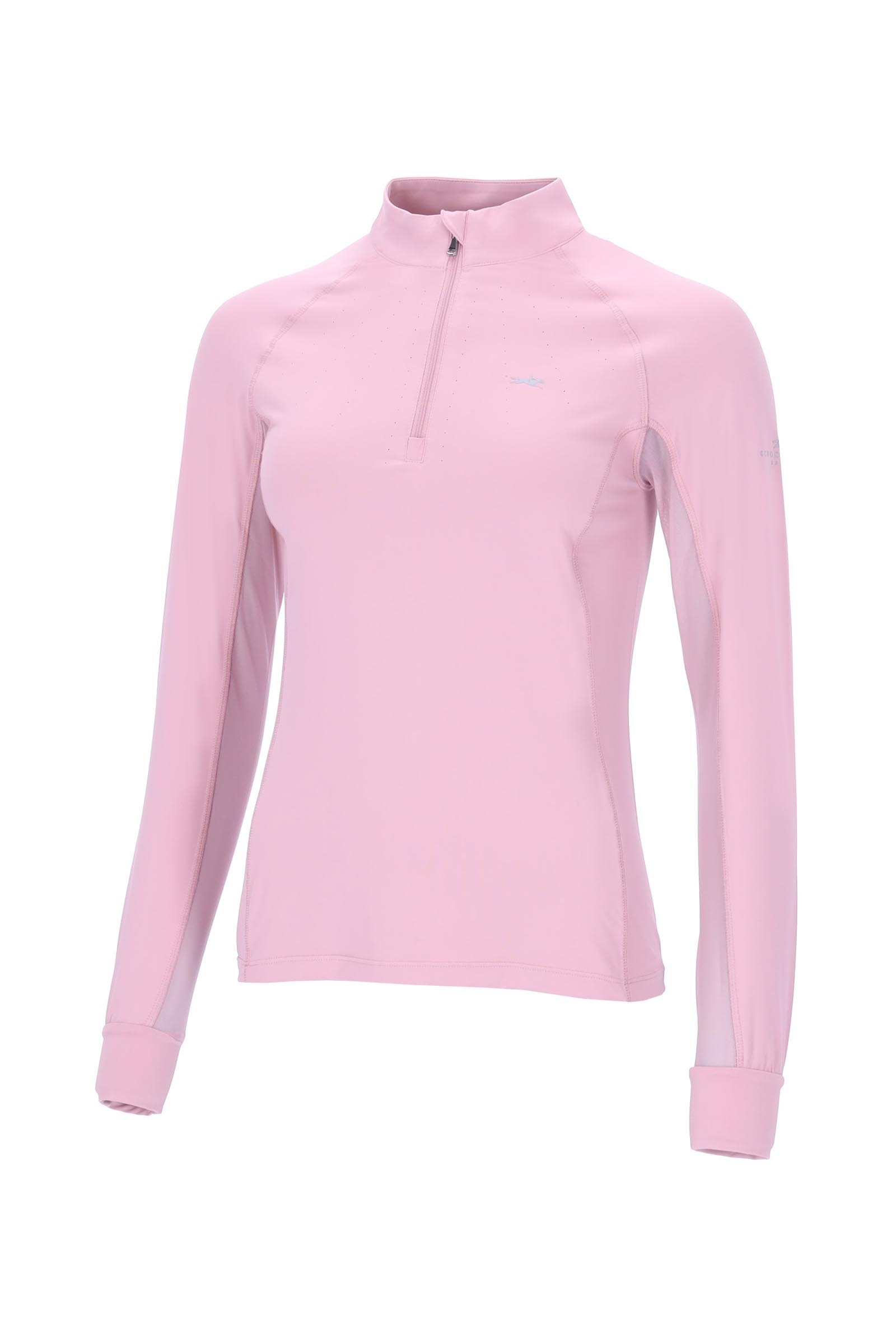 Powder Pink Schockem&ouml;hle Sports Angie Style camiseta de entrenamiento de manga larga para mujer