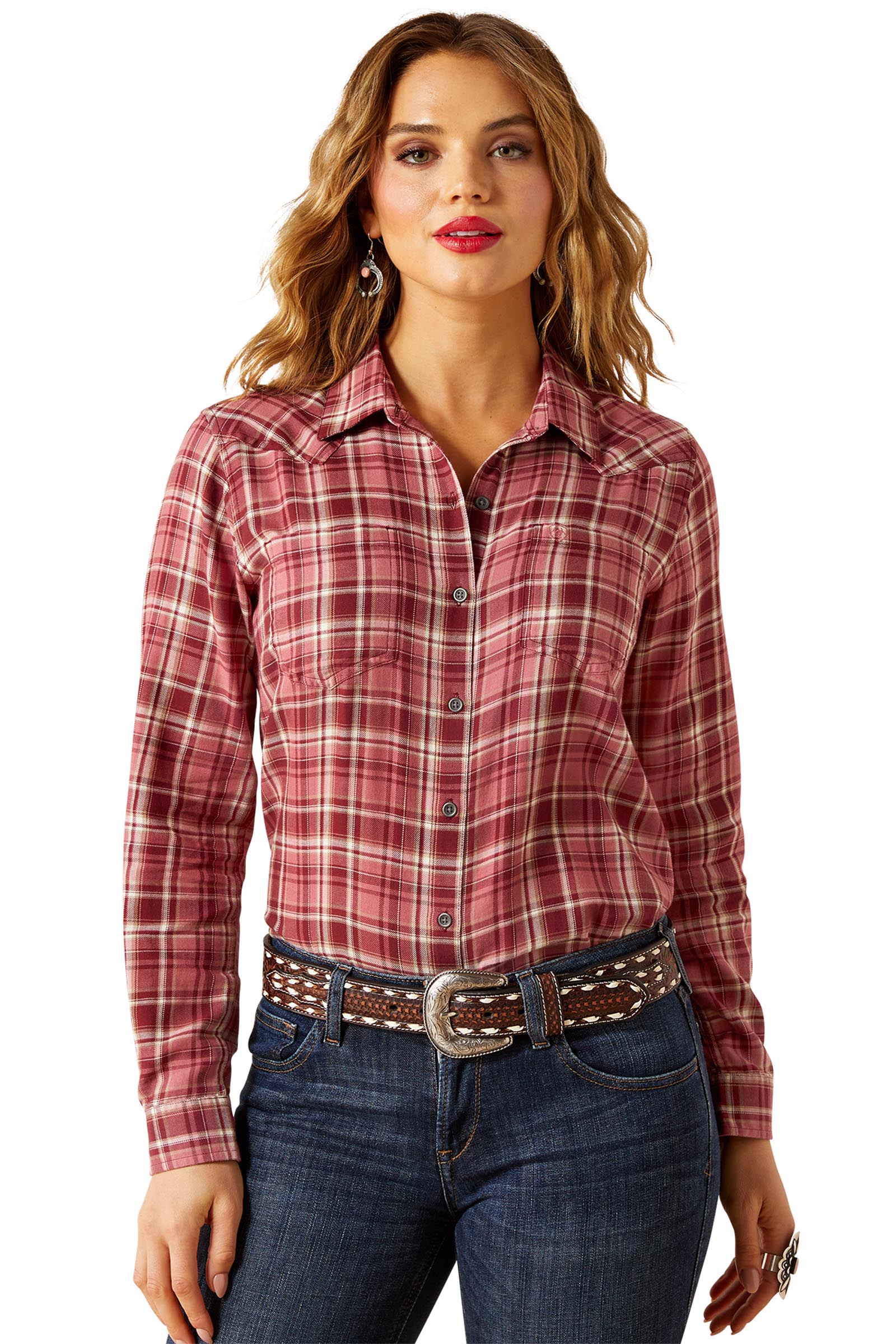 Ariat Billie Jean camisa de manga larga para mujer