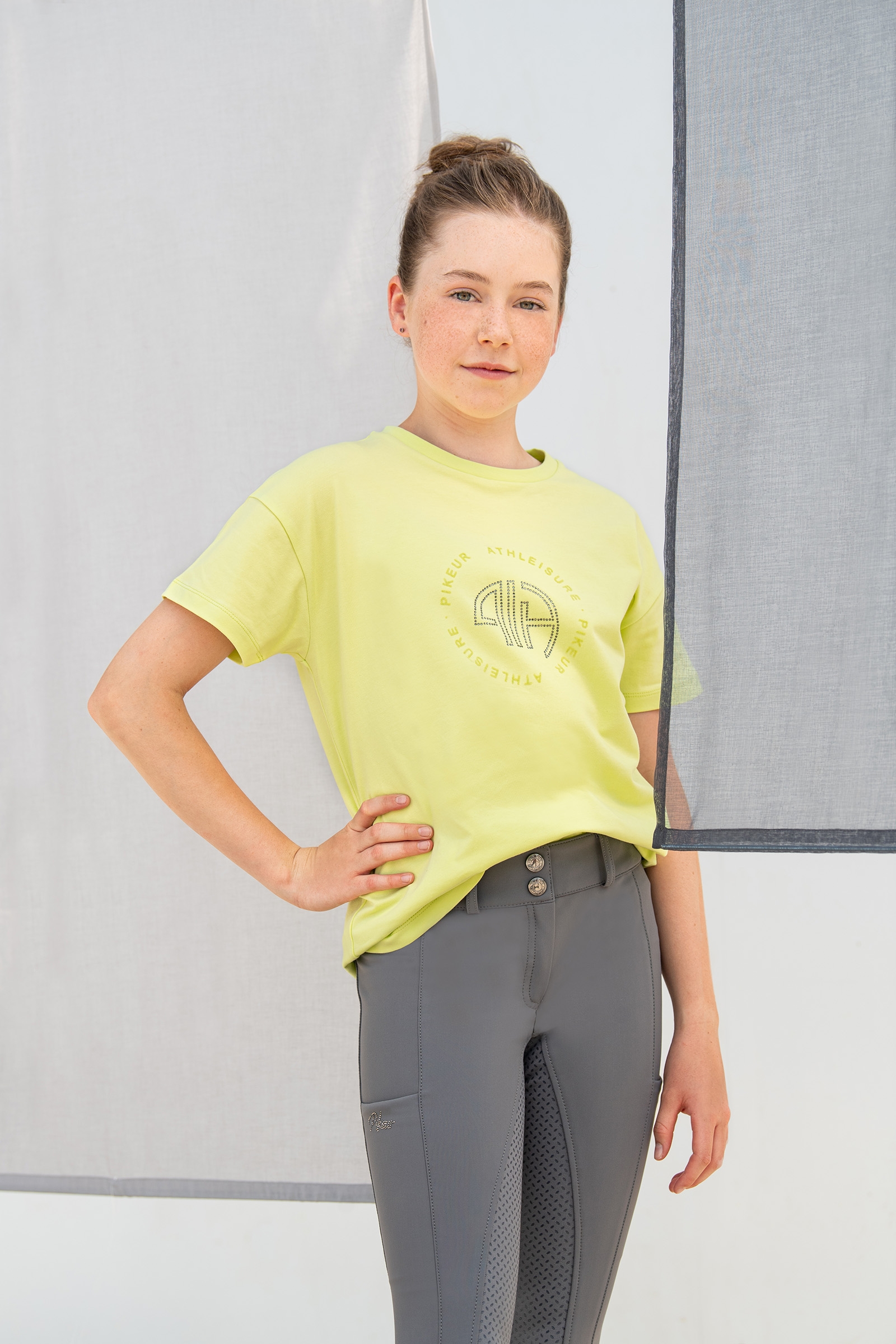 Pantal&oacute;n de equitaci&oacute;n para ni&ntilde;os Pikeur Athleisure Fullgrip