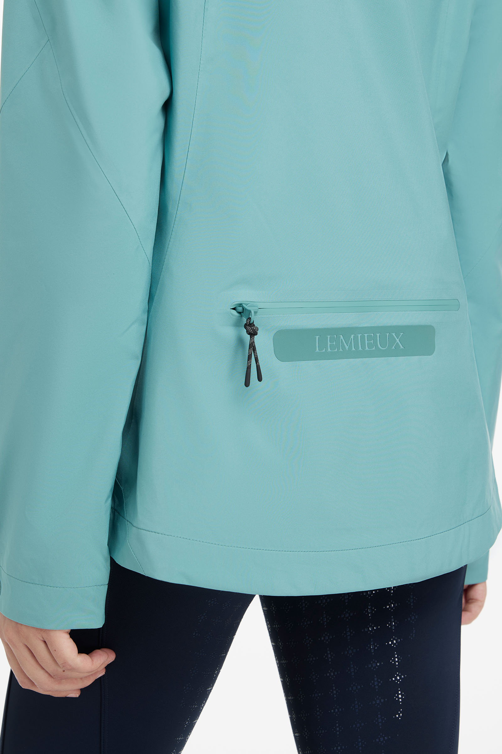 LeMieux Isla Chaqueta Corta Impermeable para Mujer
