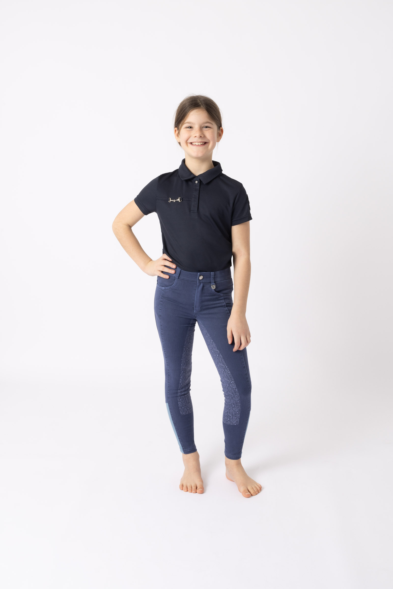 Pantalones de Montar con Agarre Completo para Ni&ntilde;os Horze Suki