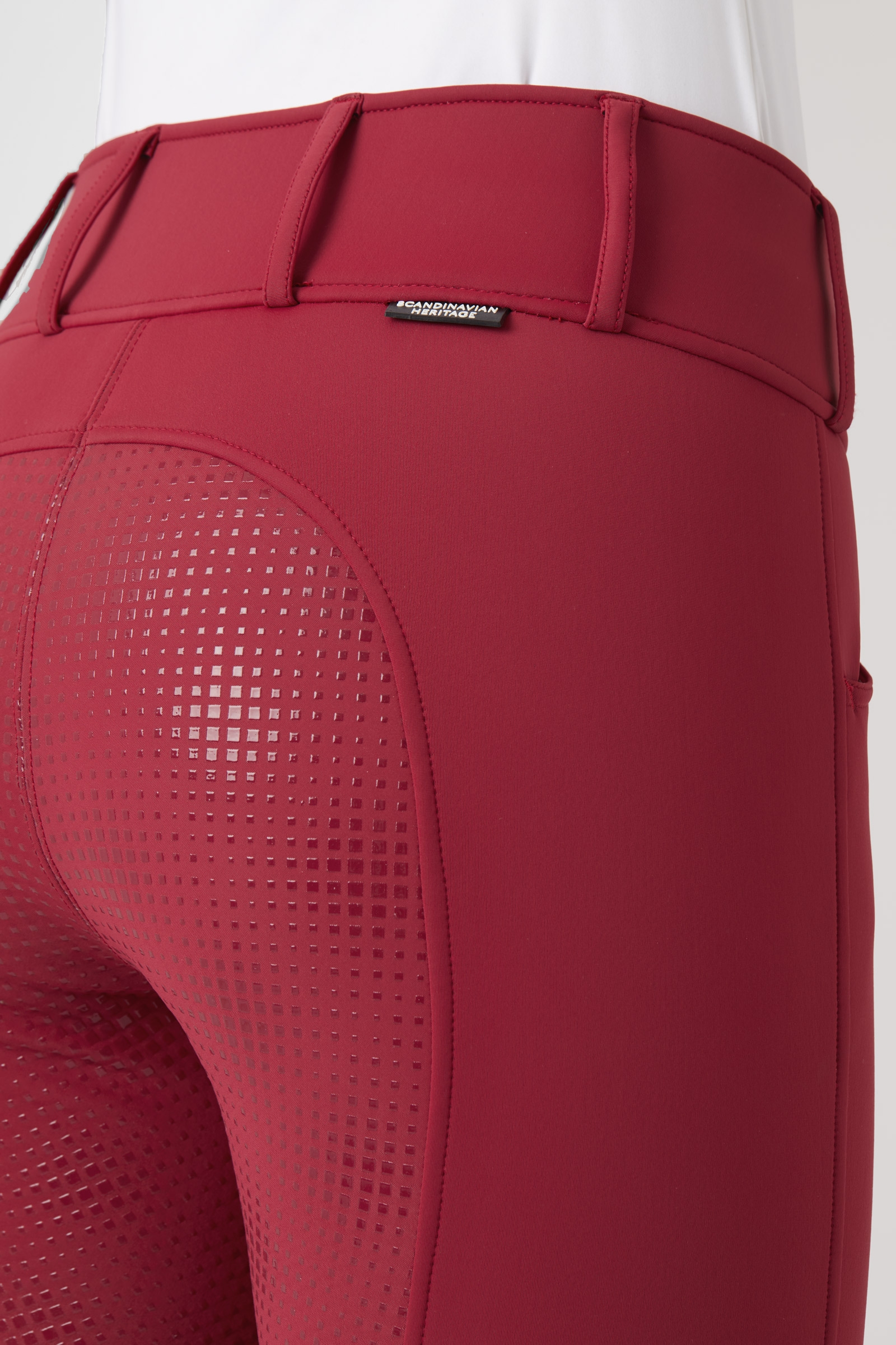 Pantalones de Montar T&eacute;rmicos Softshell con AsientoCompleto de Silicona para Mujer Horze Grand Prix