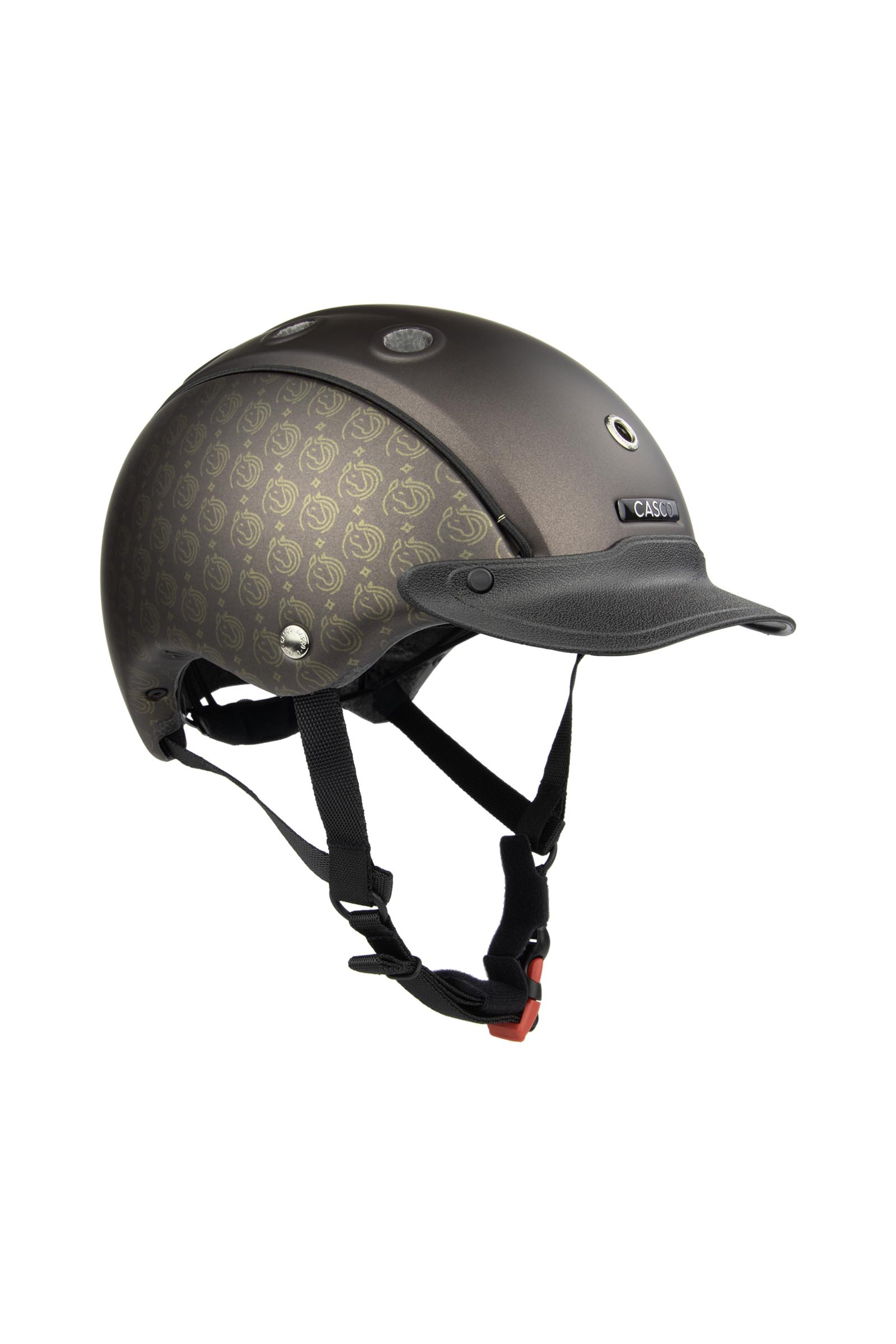 Brown Print Casco Choice Starlit casco de equitaci&oacute;n para ni&ntilde;os