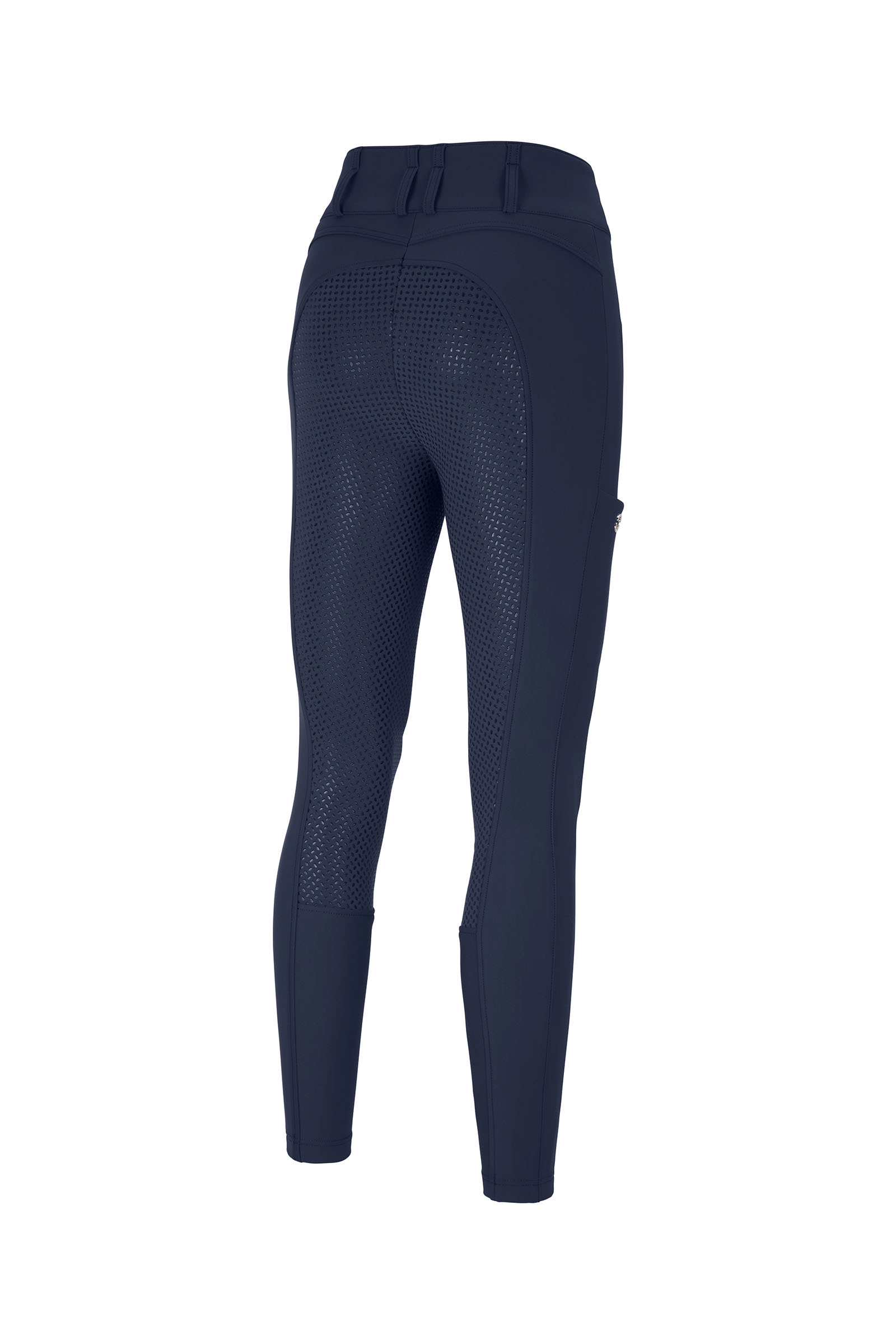 Nightblue Pikeur Pantalones de Equitación Invierno de Cintura Alta Full Grip