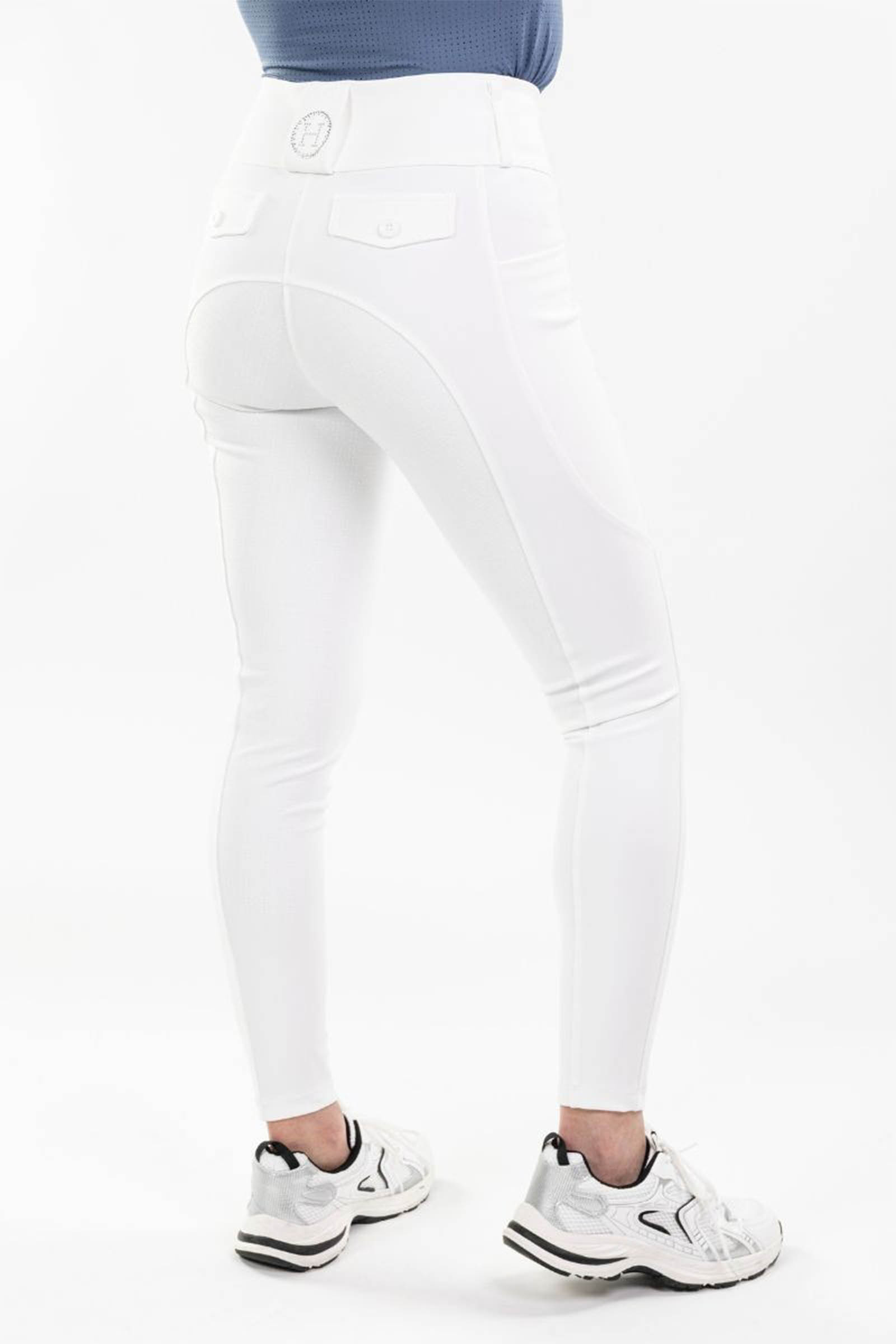 Blanc  Harcour Ludivine pantalones de equitaci&oacute;n para mujer con grip integral