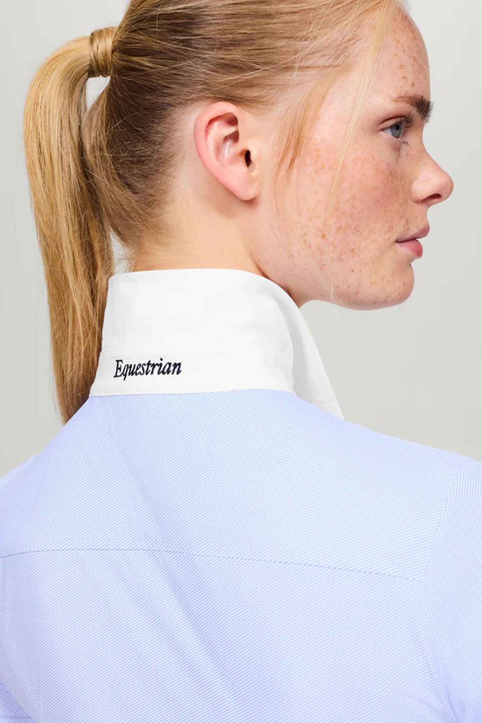 Tommy Hilfiger Essex camisa oxford elástica para mujer