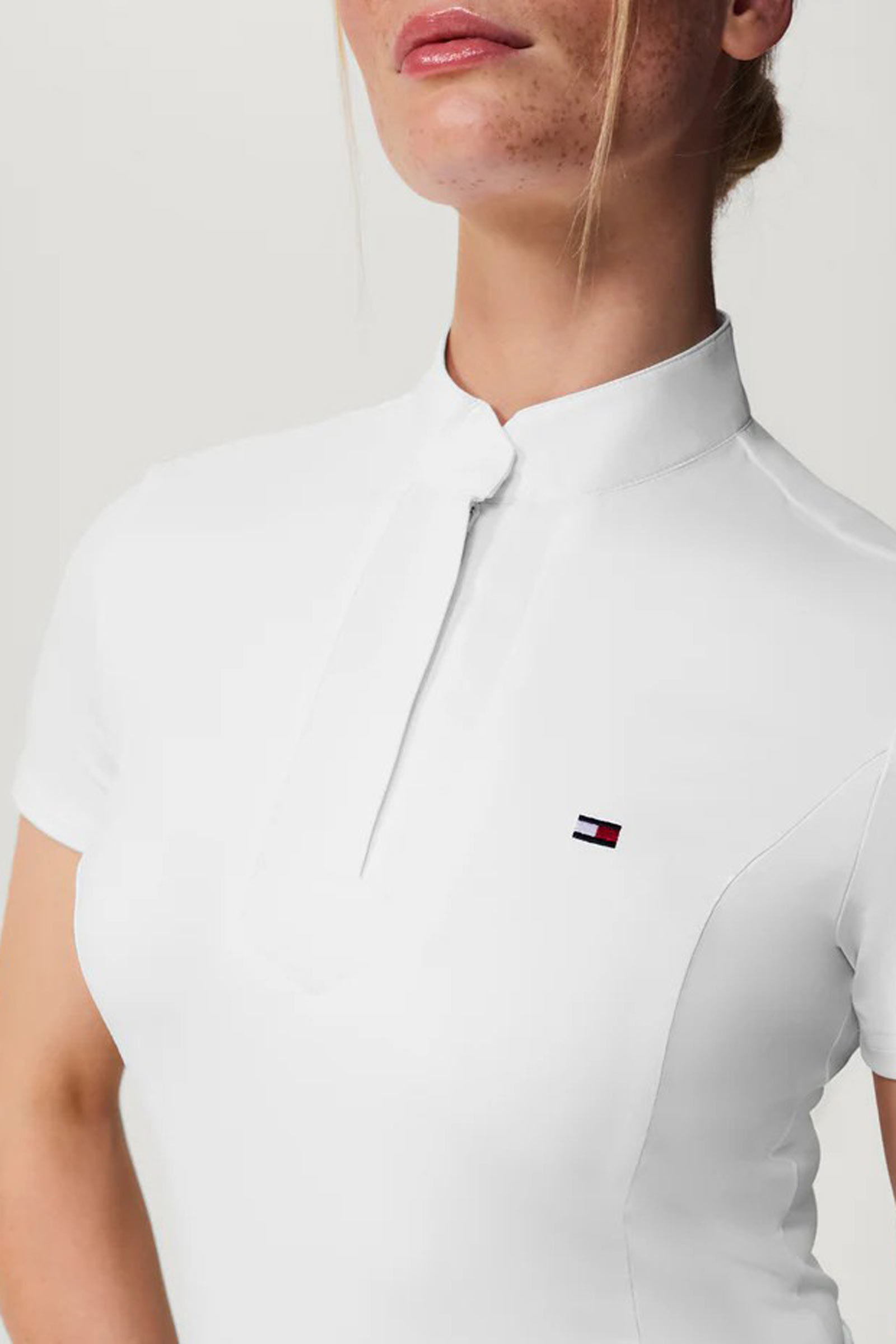 Tommy Hilfiger Equestrian Avon camisa de concurso de manga corta