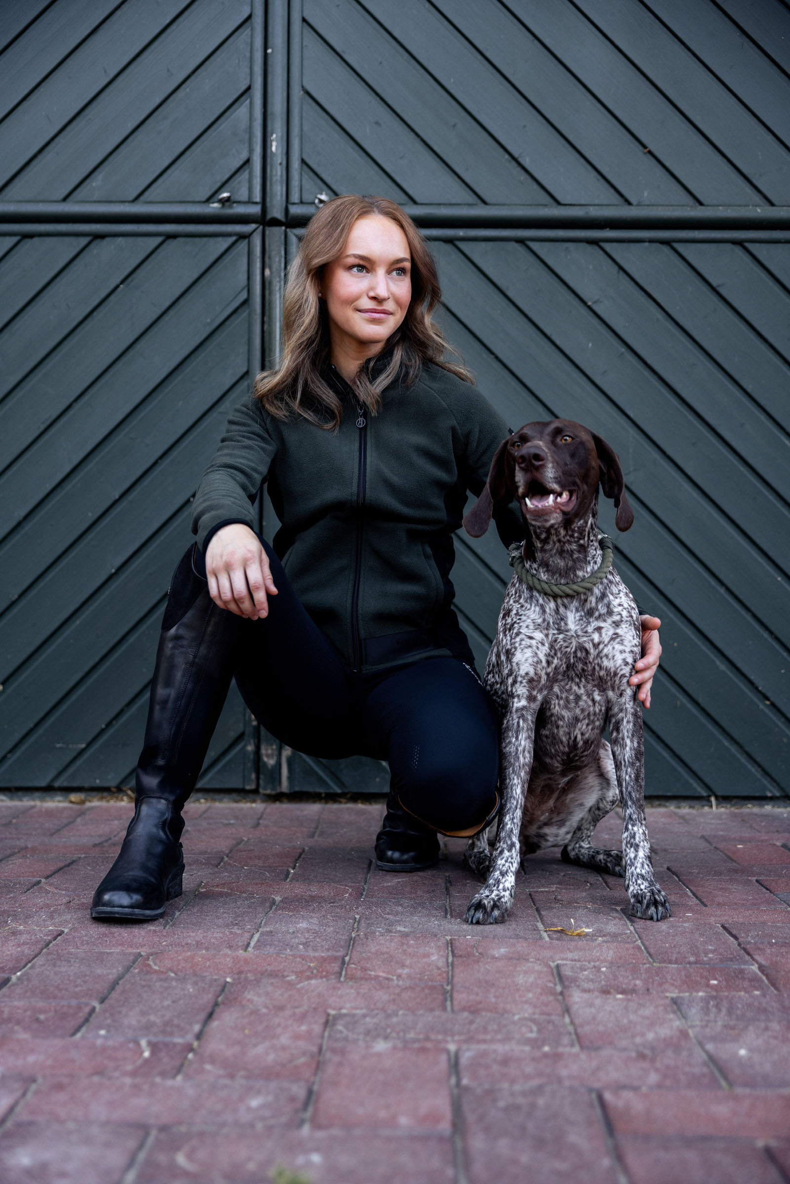 Chaqueta de Equitaci&oacute;n Polar El&aacute;stica para Mujer B Vertigo Cleo