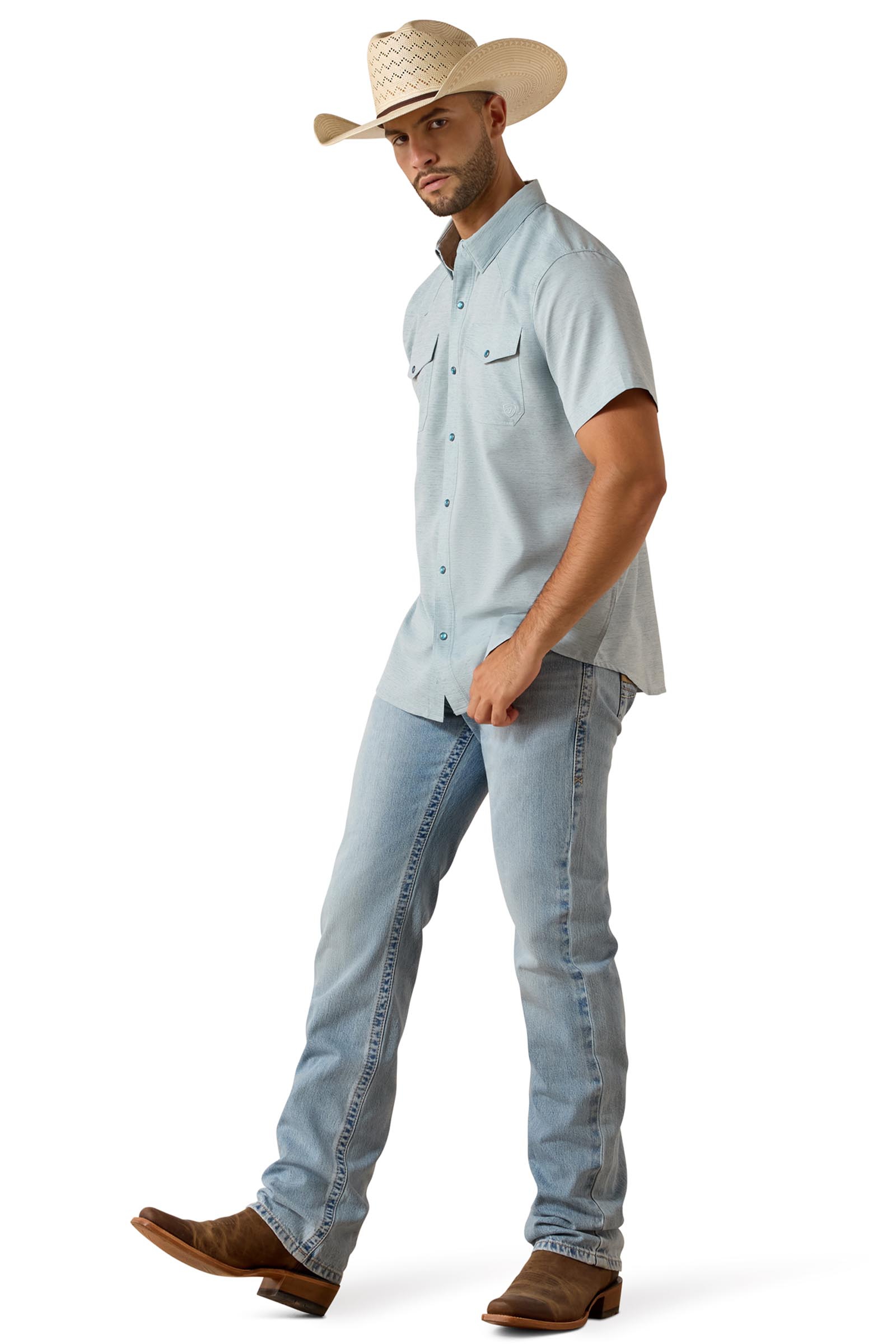 Ariat Hombre VentTEK camisa western entallada