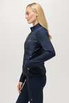 Tommy Hilfiger Equestrian Napa chaqueta h&iacute;brida para mujer