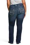 Ariat R.E.A.L. Mid Rise Stretch Entwined Vaqueros bootcut el&aacute;sticos para mujer de tiro medio