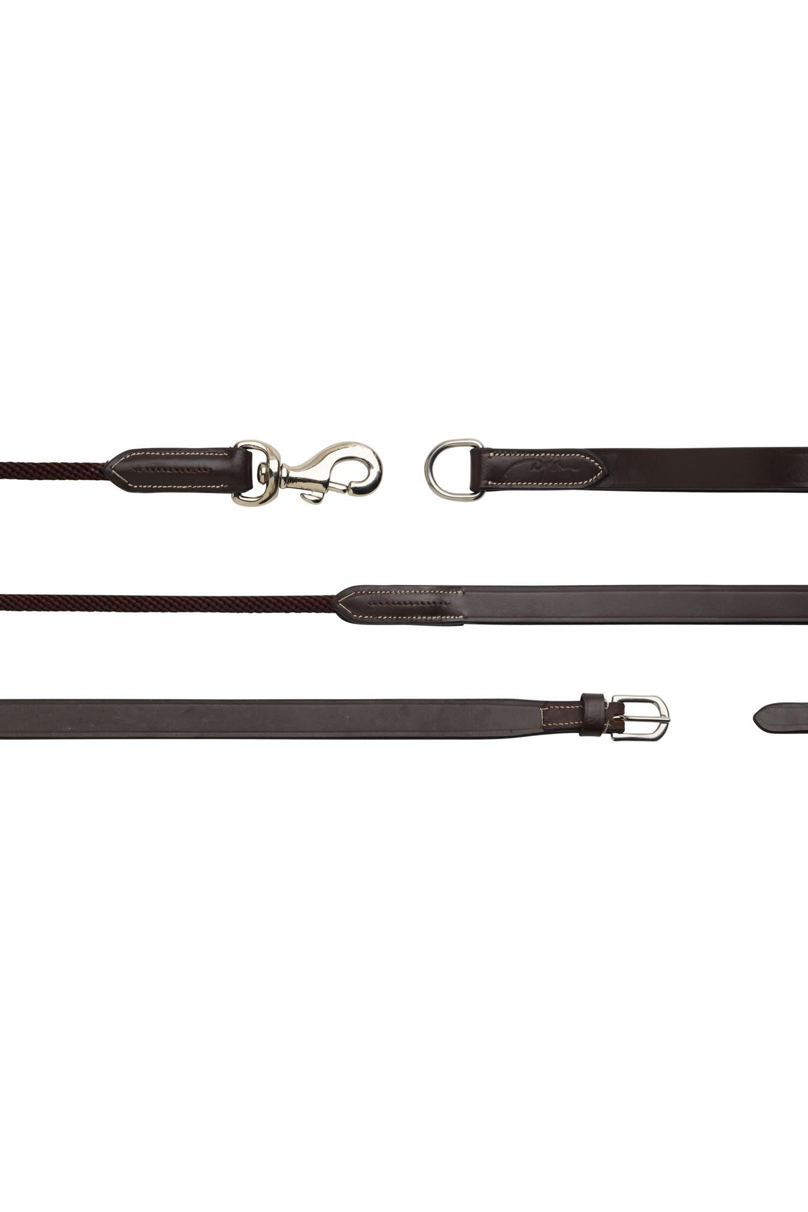 Dy'on Working riendas alemanas cuero/nylon 16 mm  