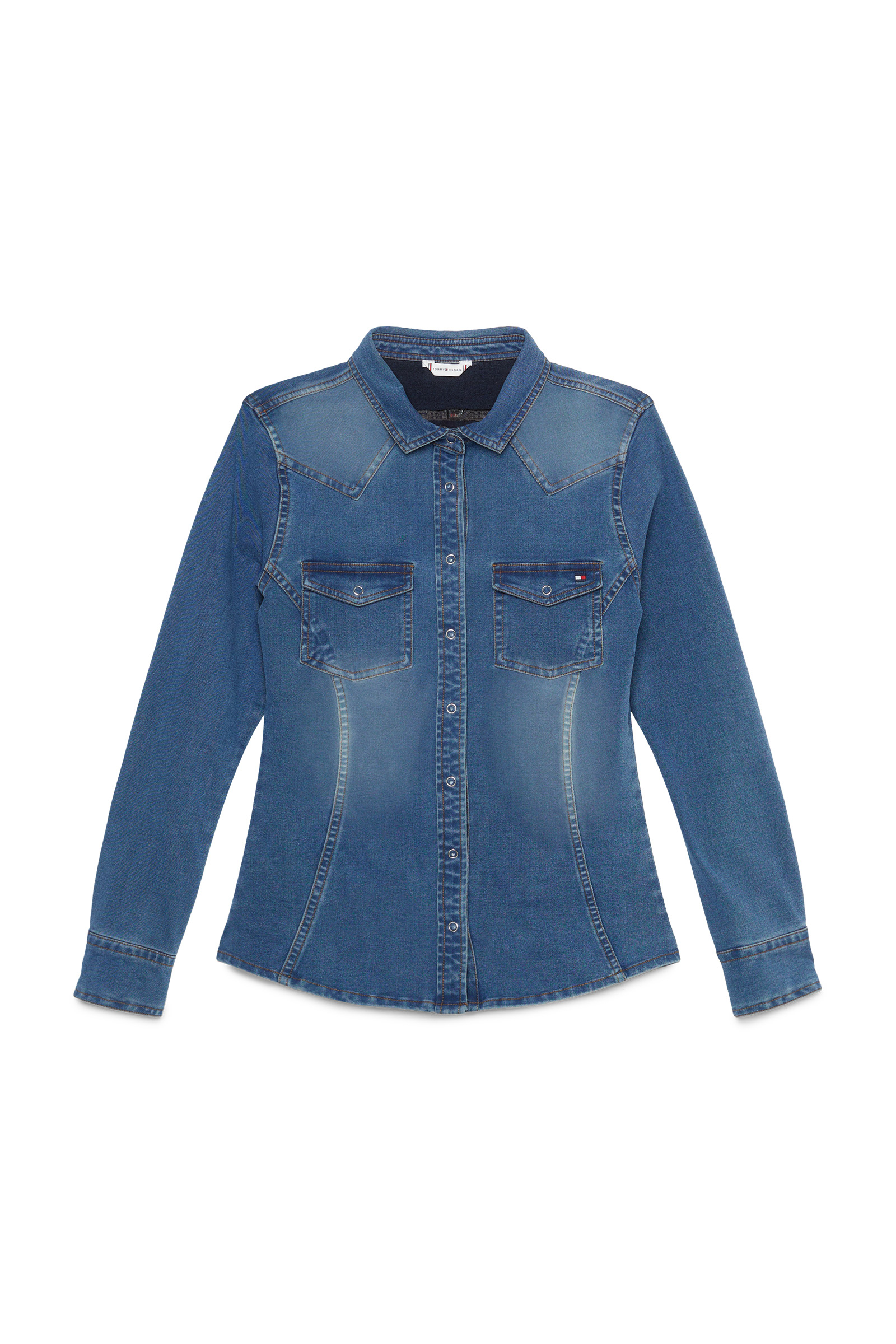 Camisa de mezclilla elástica Tommy Hilfiger Equestrian Woodside