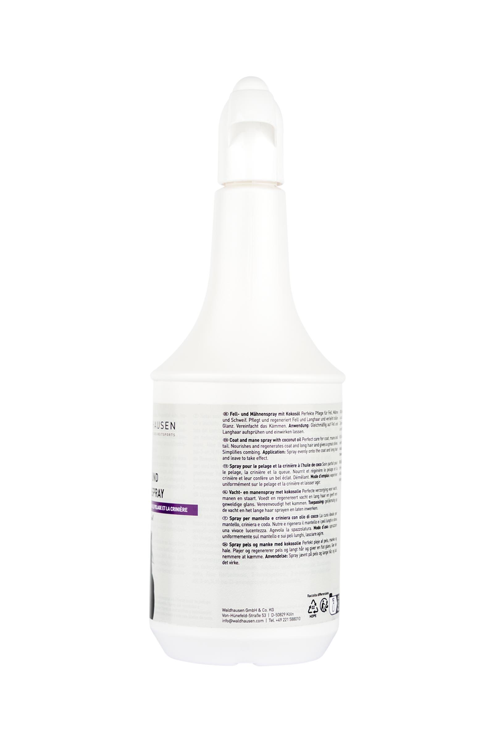 Waldhausen spray para pelaje y melena con aceite de coco, 1 l