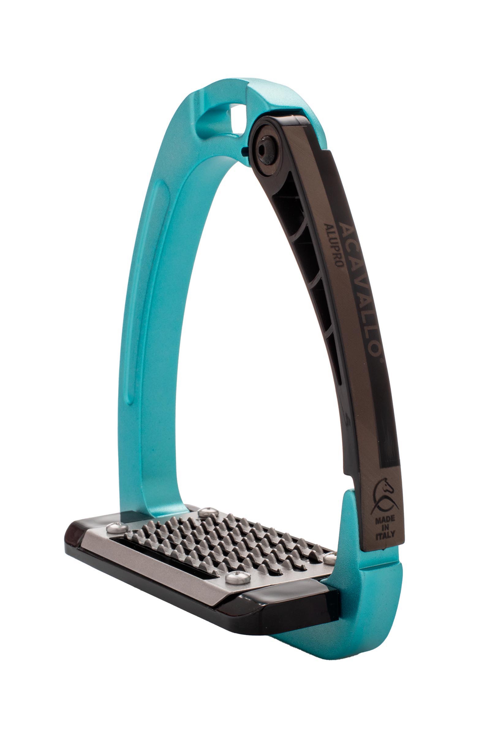 Light Blue Acavallo Arena Alupro Estribo de aluminio