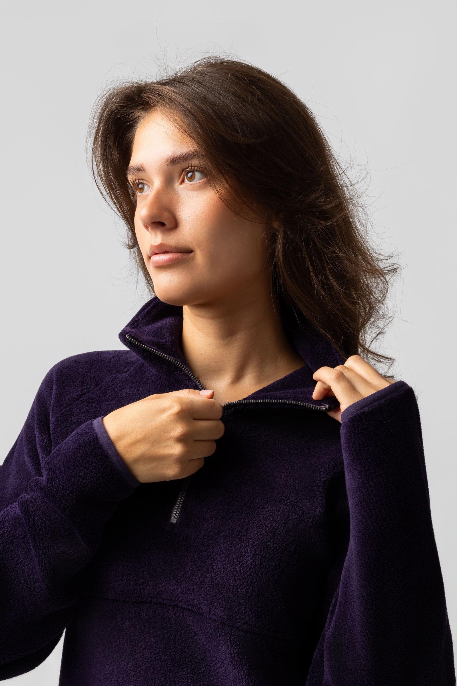 Horze Frieda Sudadera de forro polar anorak para mujeres