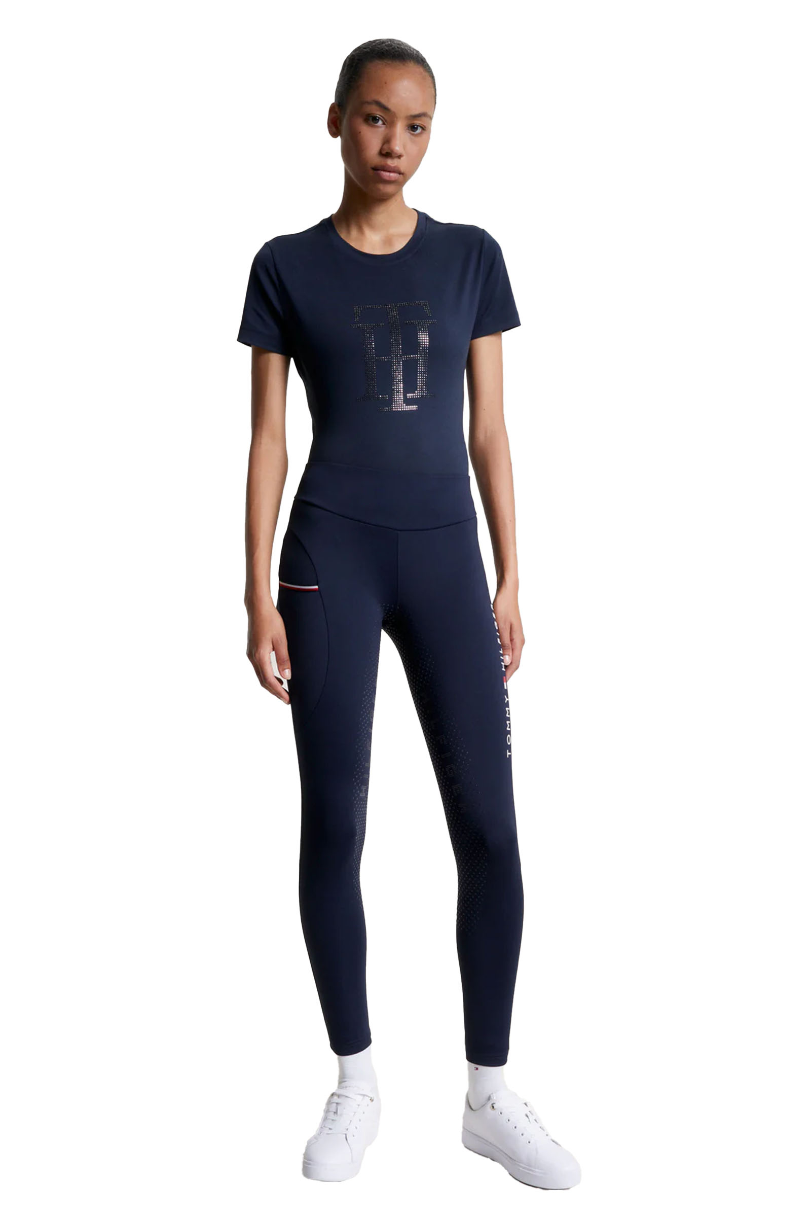 Tommy Hilfiger Equestrian Elmira Leggings con Grip Completo para Todo el A&ntilde;o