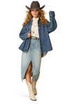 Ariat Denim Camisa Chaqueta