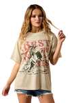 Ariat Mujer Ariat Bull Rider Arched camiseta