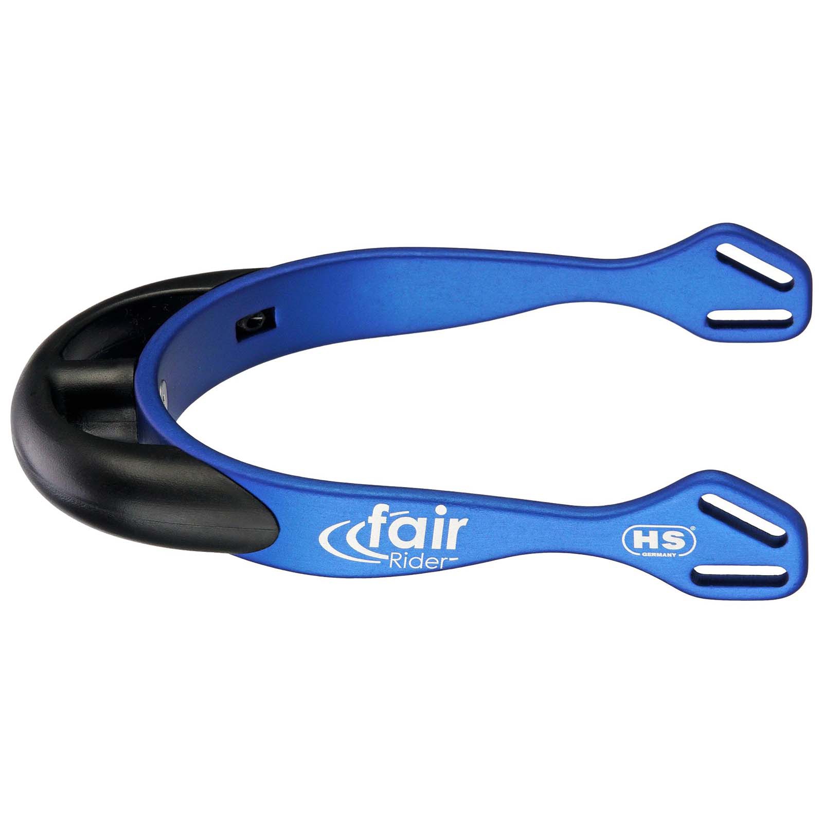 Blue/Black Espuelas de Aluminio con Gallo Redondo Sprenger FairRider 20mm