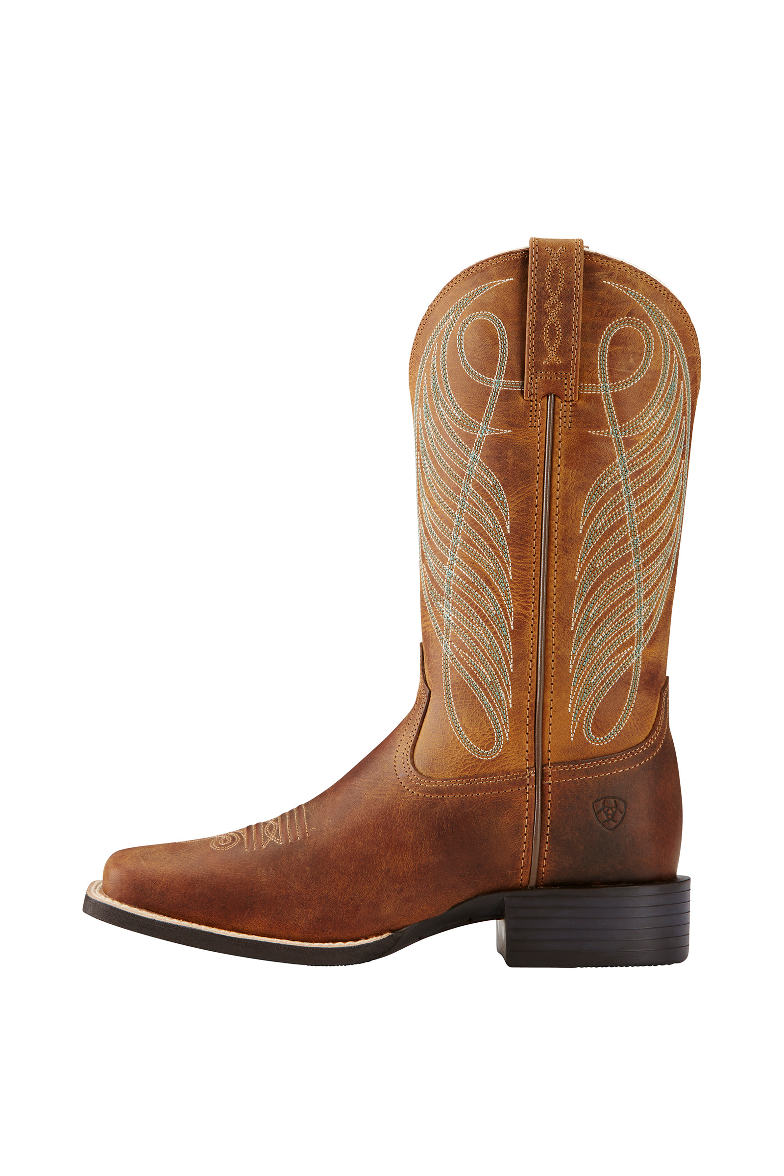 Ariat Round Up Wide Square Toe botas western para mujer