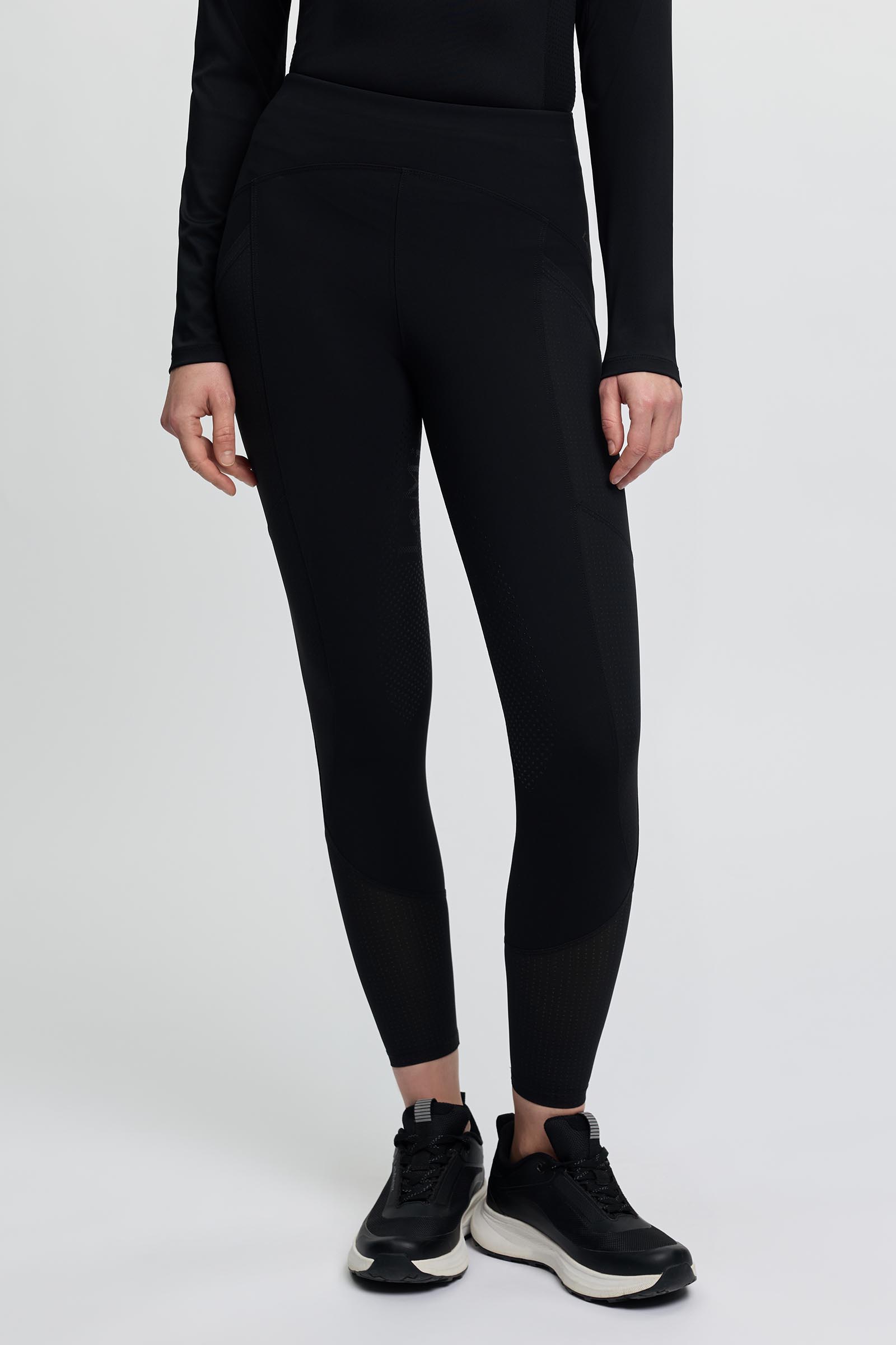 LeMieux Airflow pantalones de equitaci&oacute;n pull on para mujer con asiento completo