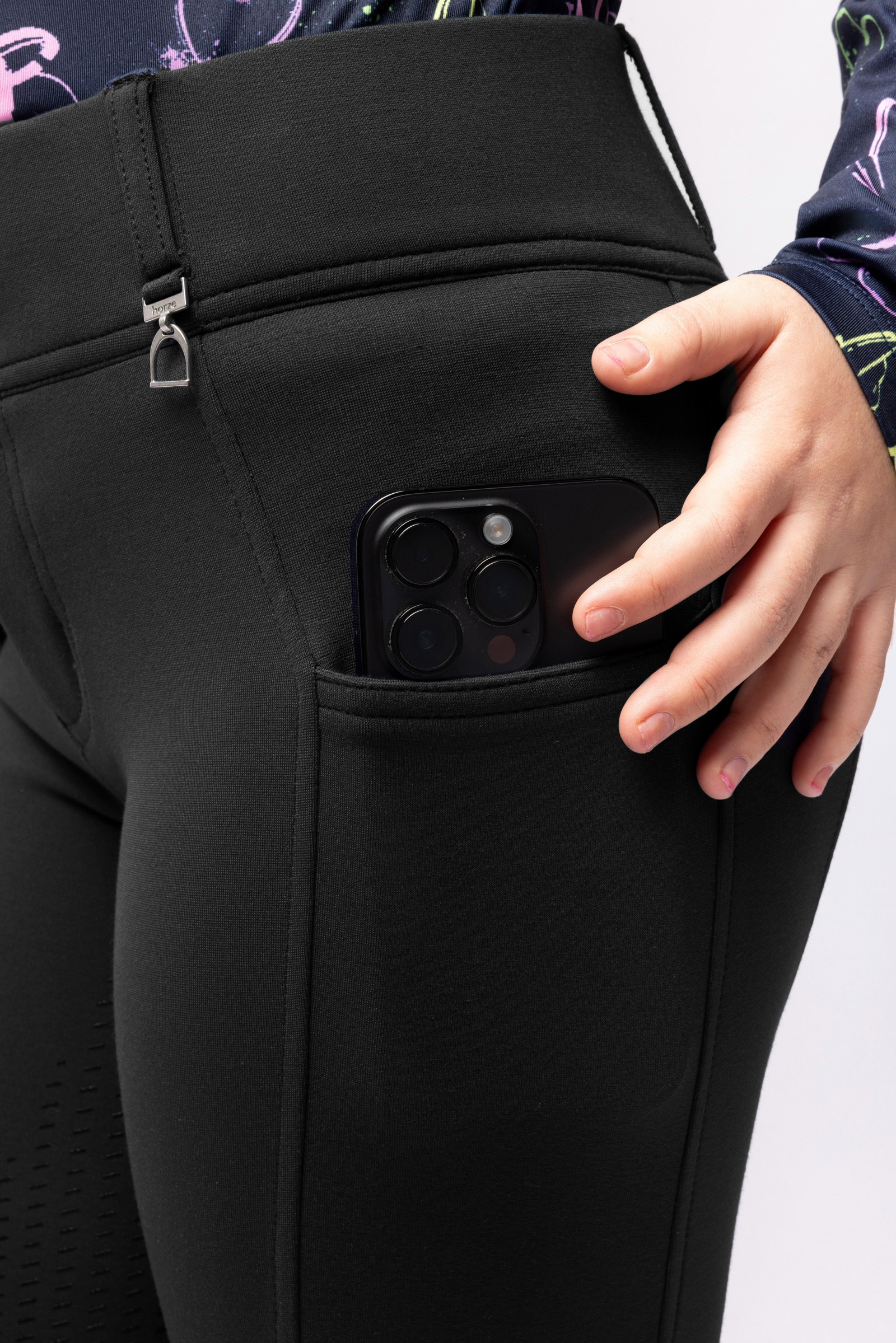 Horze Mira Pantalones de montar para niños con culera de silicona