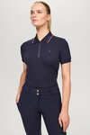 Tommy Hilfiger Equestrian Camden polo con cremallera para mujer