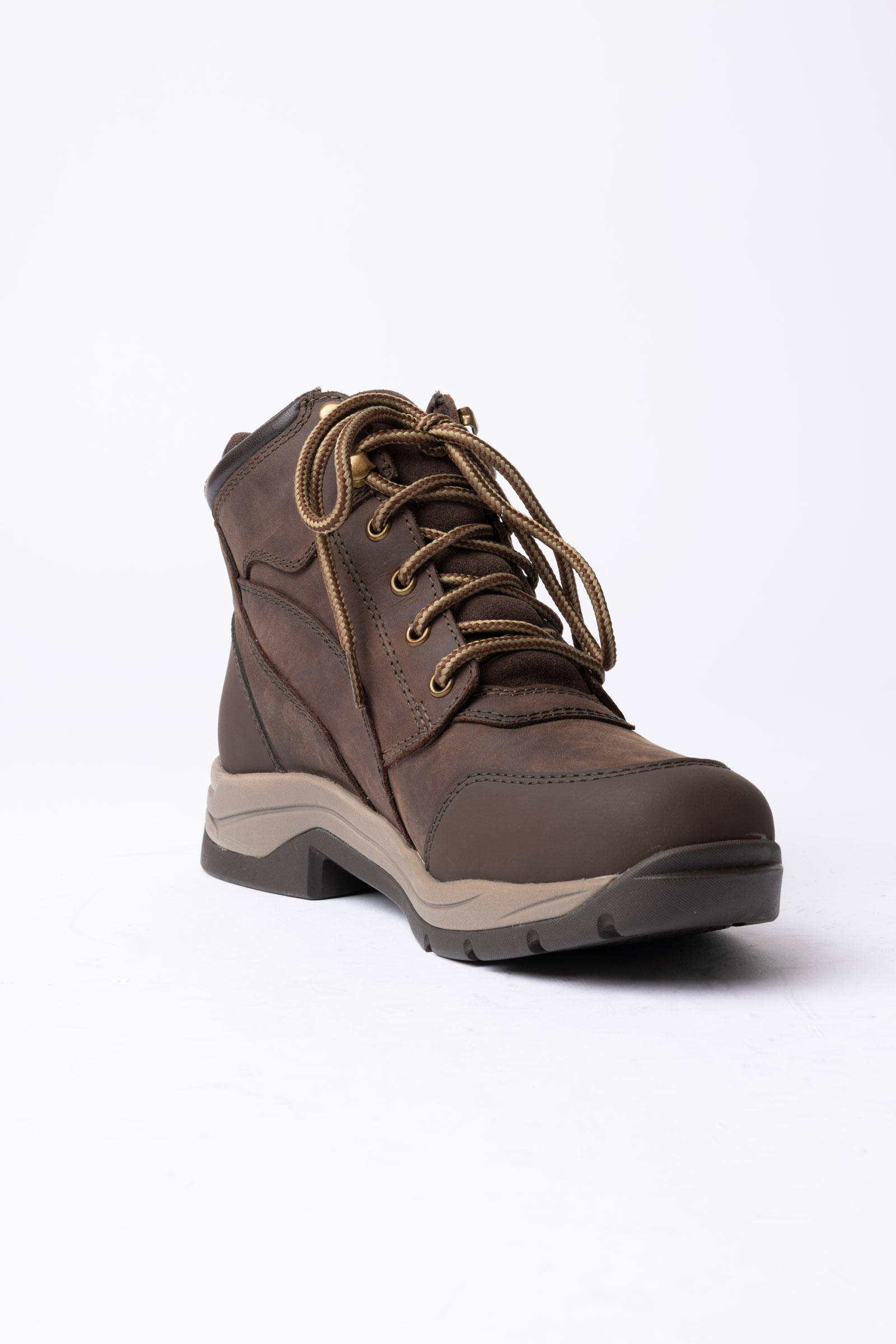 Dark Brown Horze Atacama botas impermeables con cordones