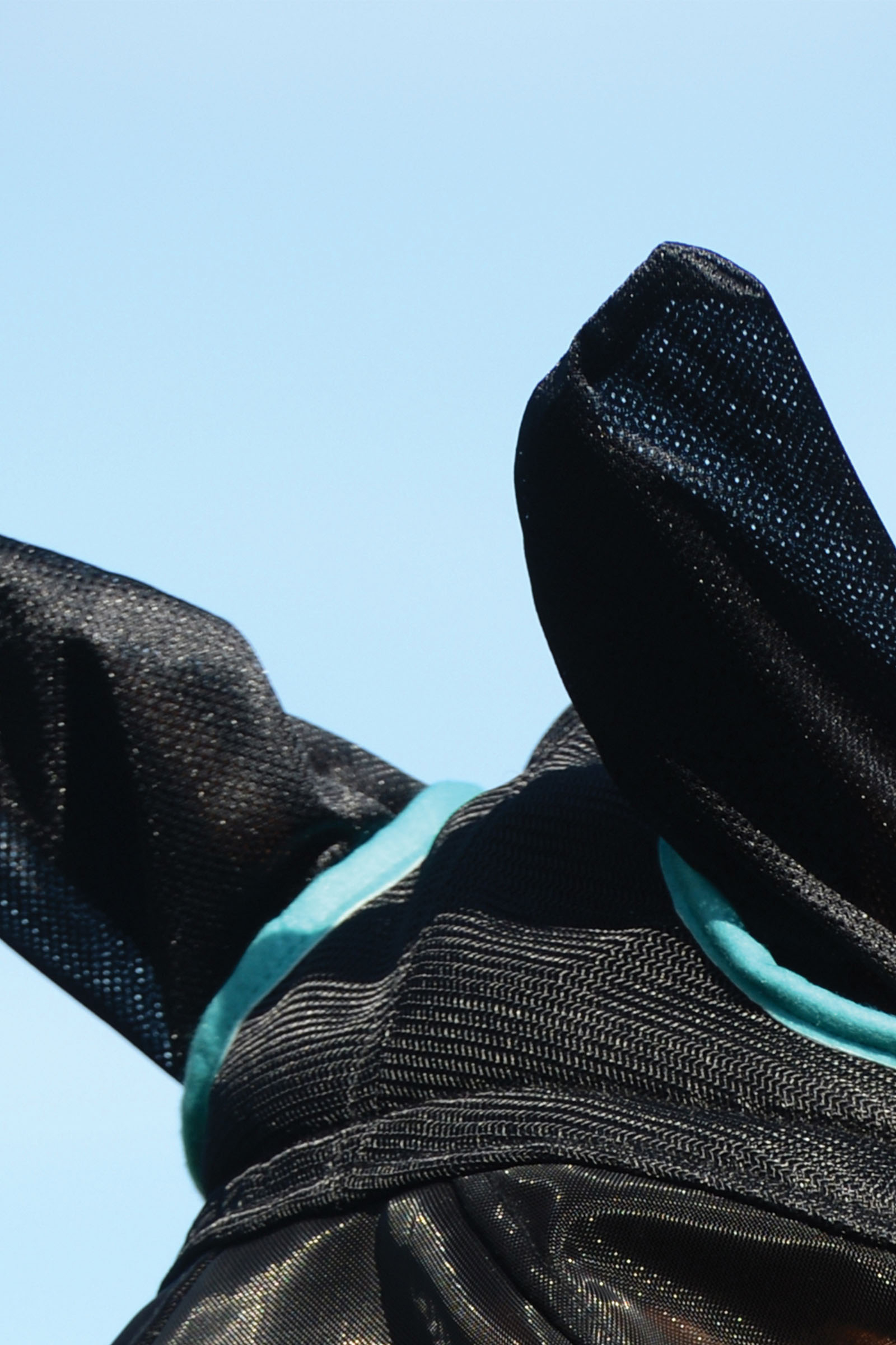 Weatherbeeta Comfitec Deluxe máscara de malla fina con orejas y flecos