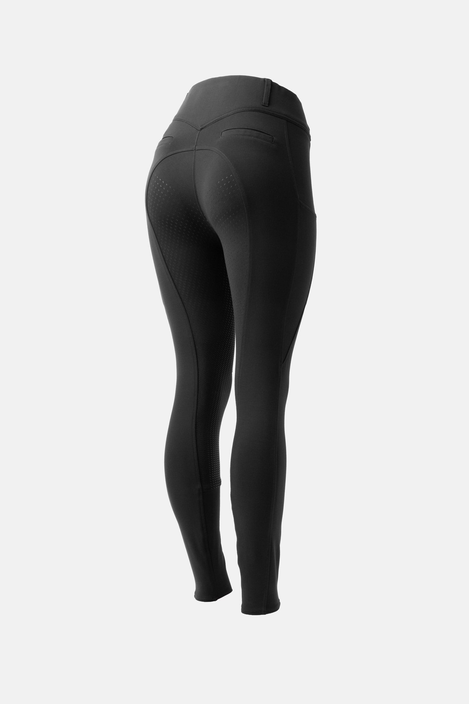Black Horze Mira Pantalones de Montar con Cintura Alta de Asiento Completo de Silicona para Mujer 