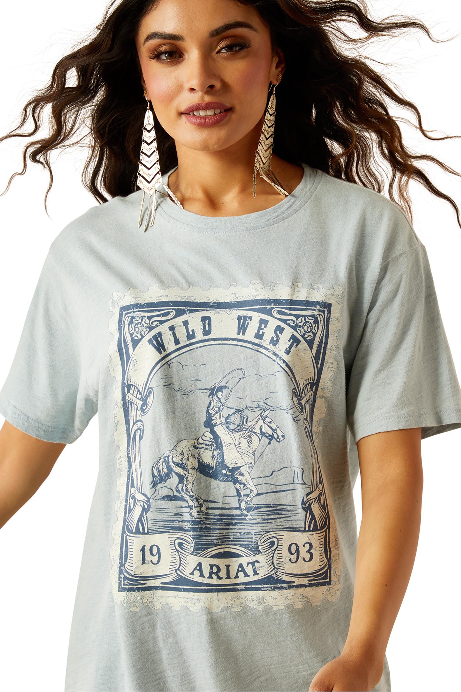 Ariat Wild West Stamp camiseta para mujer
