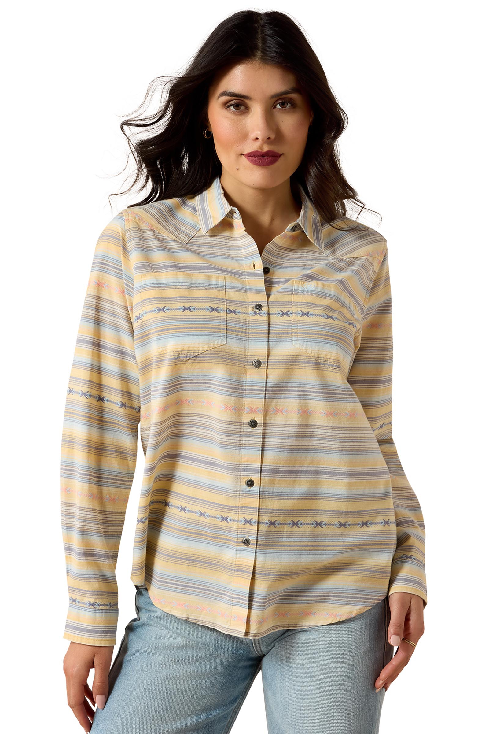 Sunrise Serape Ariat Billie Jean camisa de manga larga para mujer