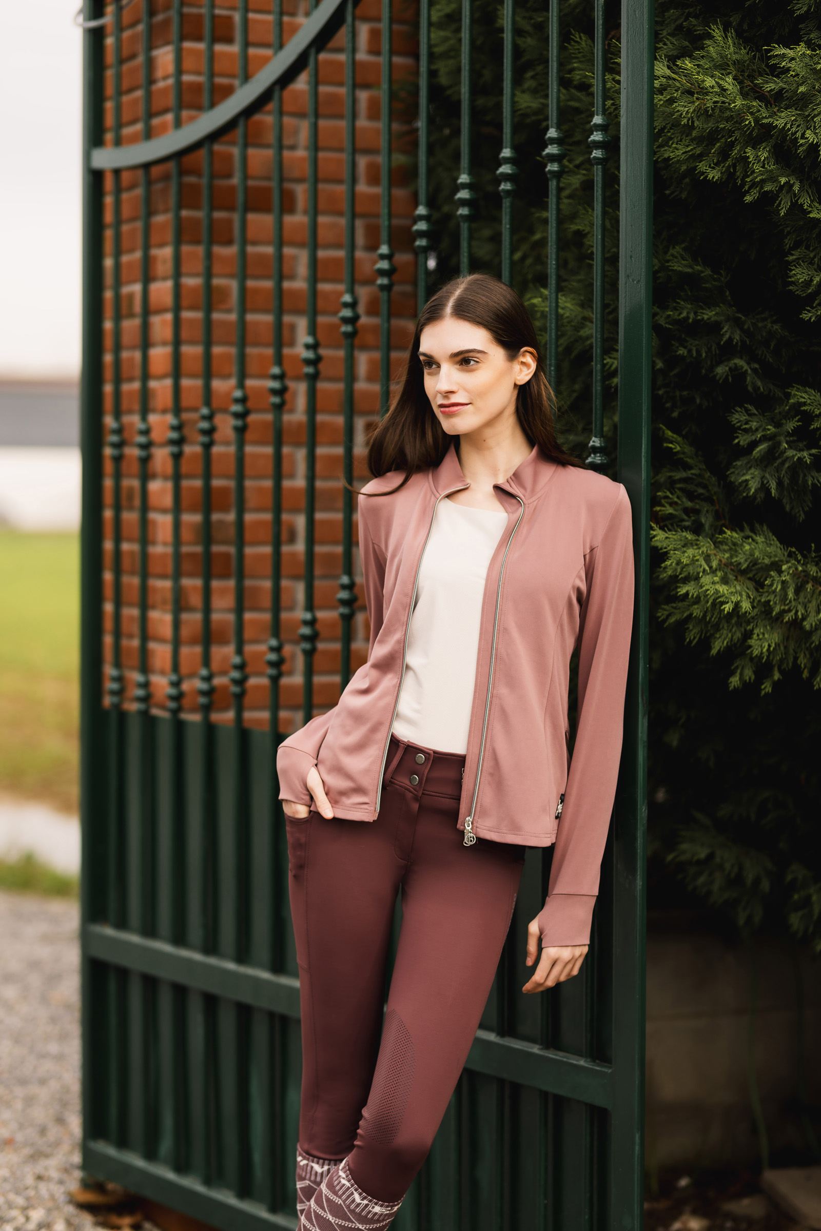 Chaqueta de Equitaci&oacute;n de Entrenamiento con Pliegues para Mujer B Vertigo Sarah