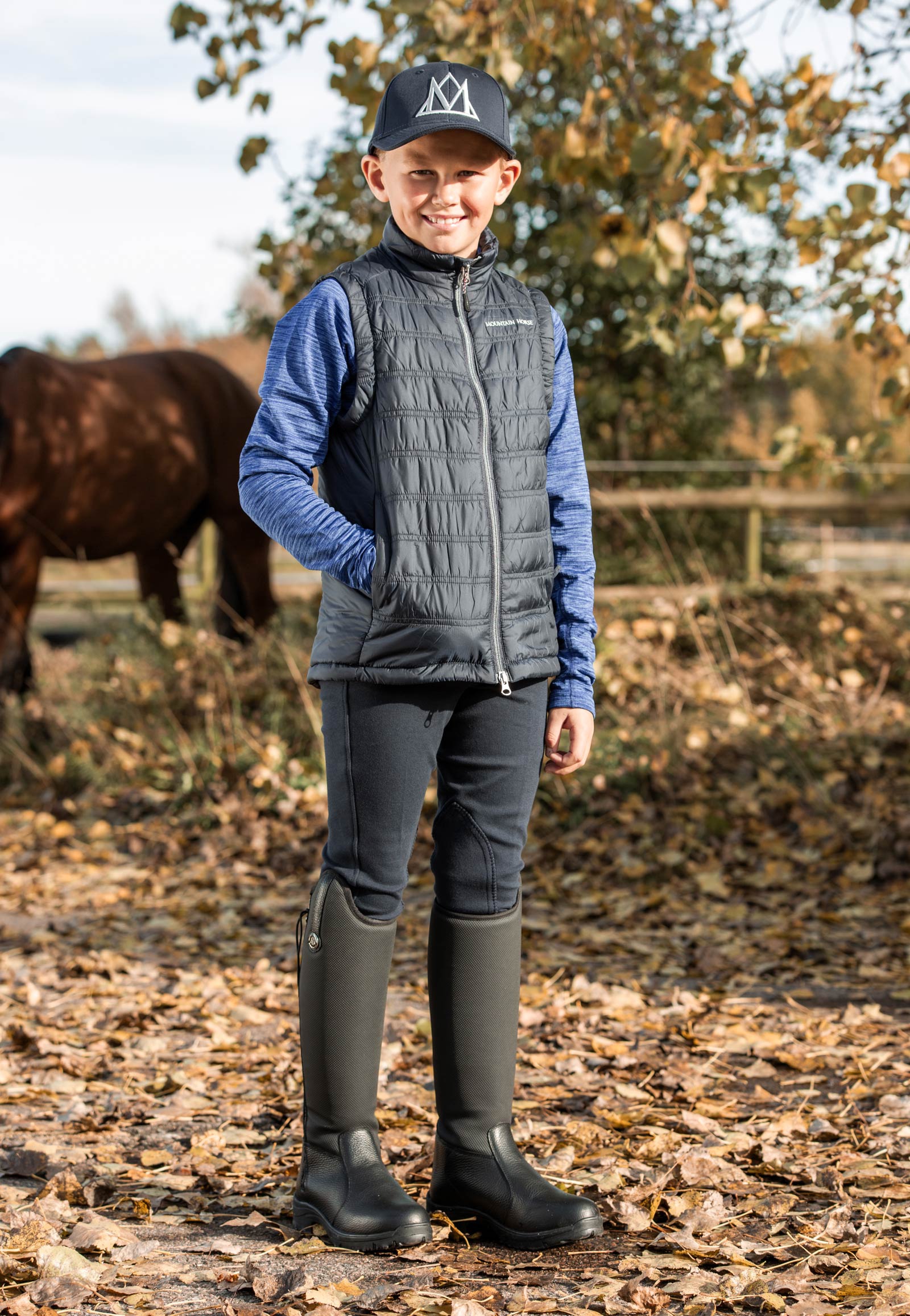 Botas Altas de Invierno para Niños Pequeños Mountain Horse Active