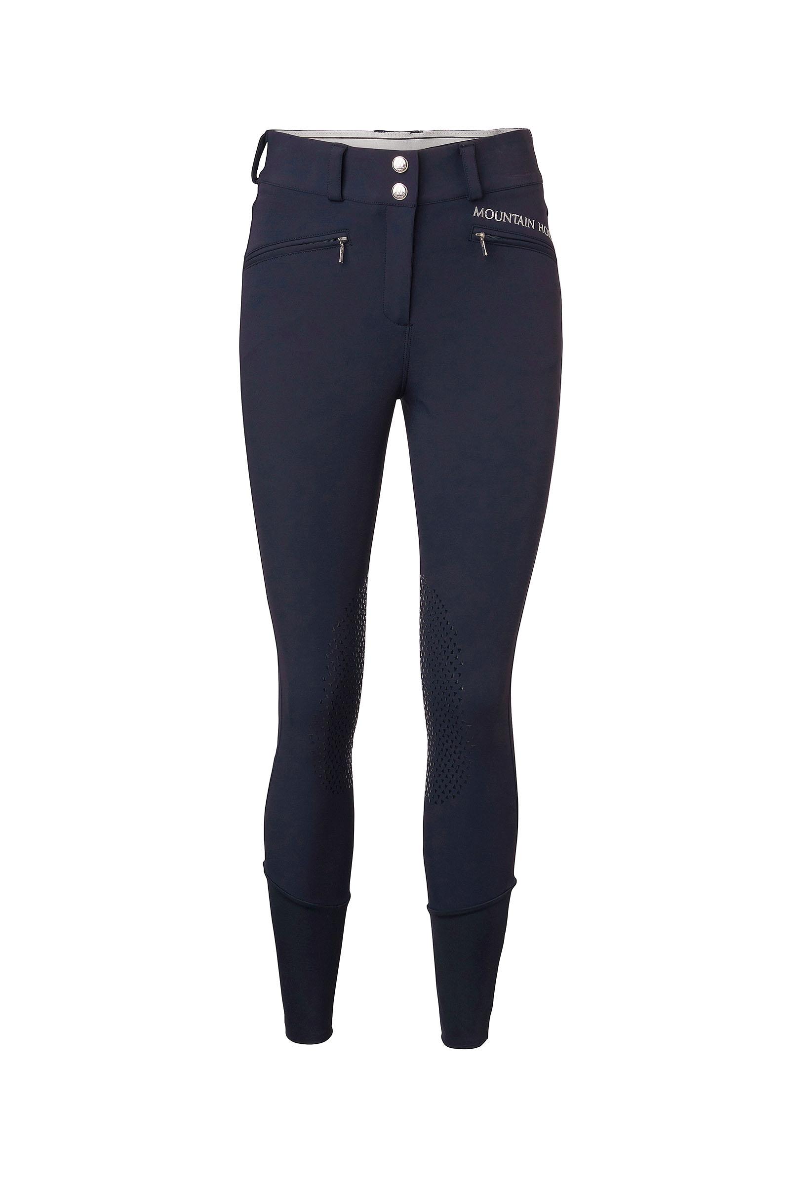 Navy Mountain Horse Diana pantalones de montar para mujer con refuerzo de rodilla