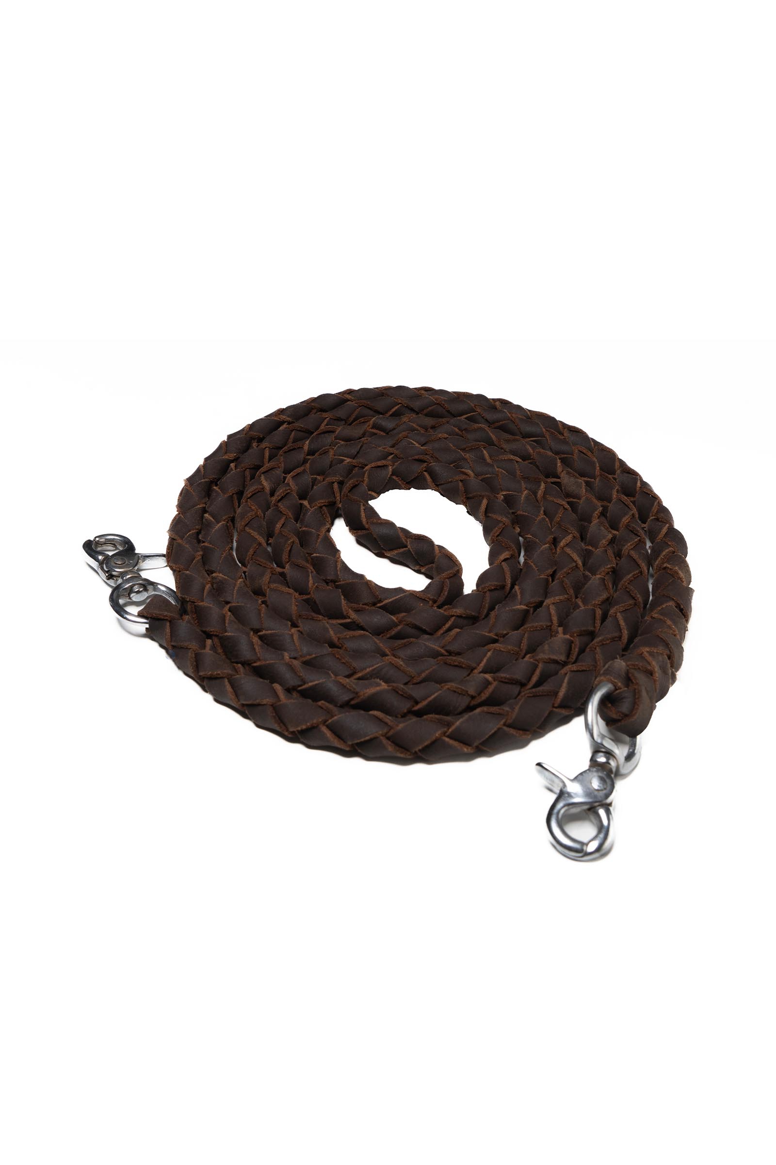 F.R.A. Freedom Riding Articles Riendas de cuero Jack trenzadas redondas  