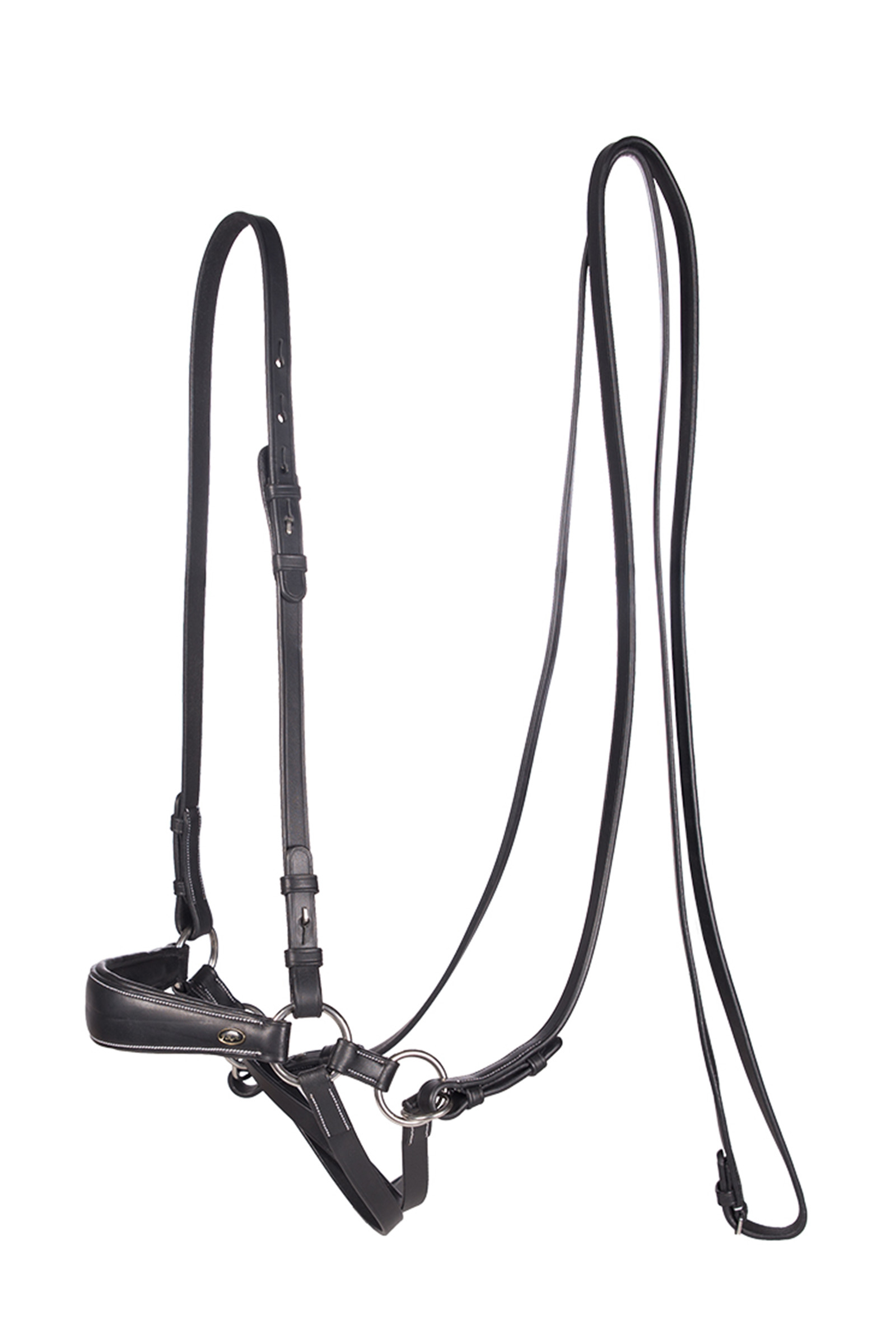 F.R.A. Freedom Riding Articles Lami Brida Bitless (Sistema 4) con riendas y Studhook Connect