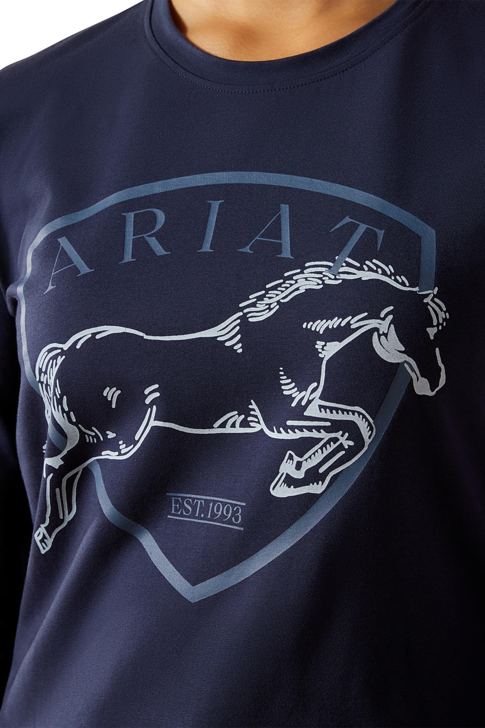 Ariat Liberty Jump camisa de manga larga para niños