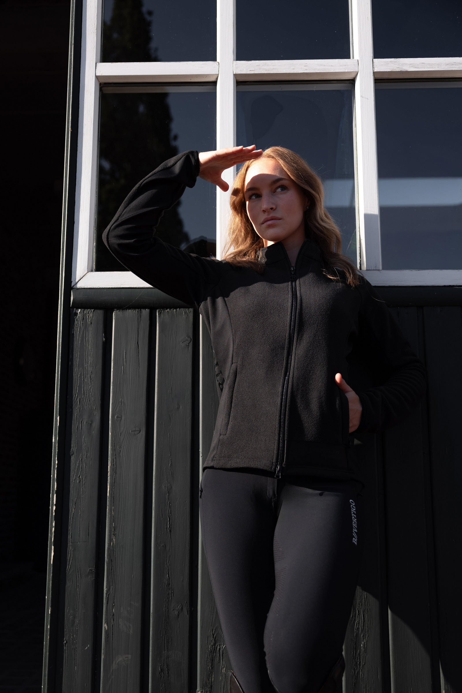 Chaqueta de Equitación Polar Elástica para Mujer B Vertigo Cleo