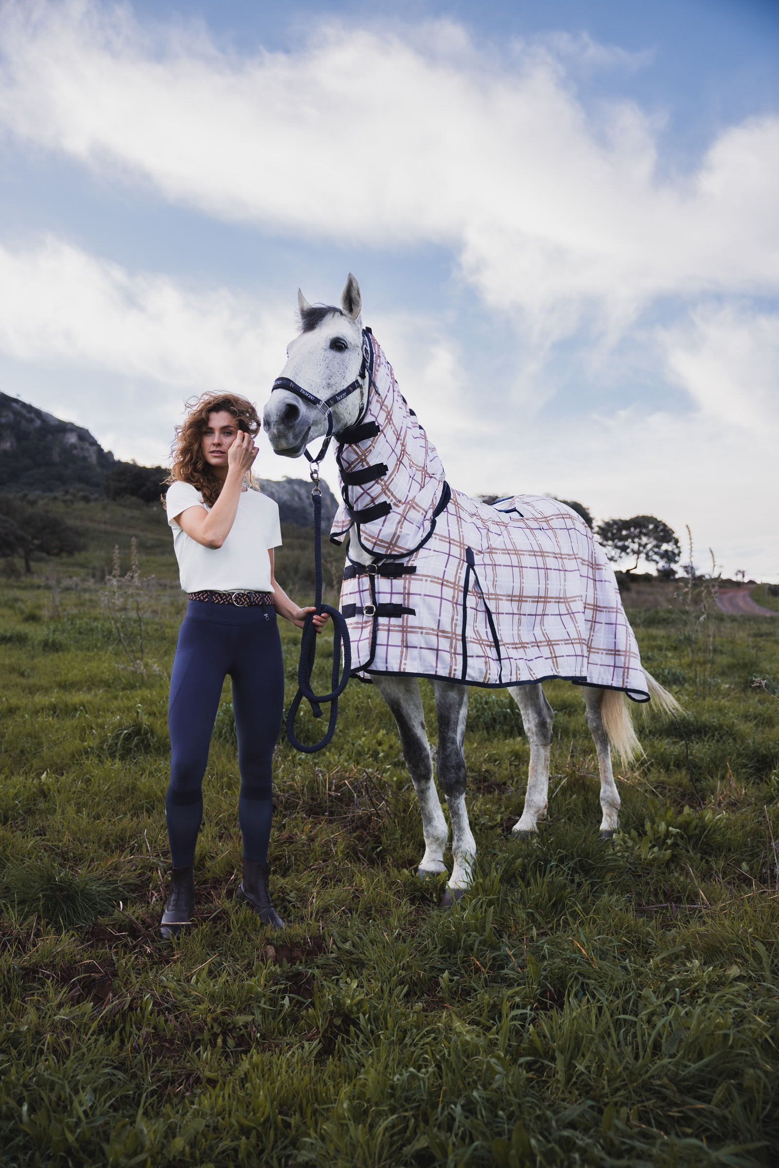 Horze Mira mallas de equitación con asiento completo para mujer  