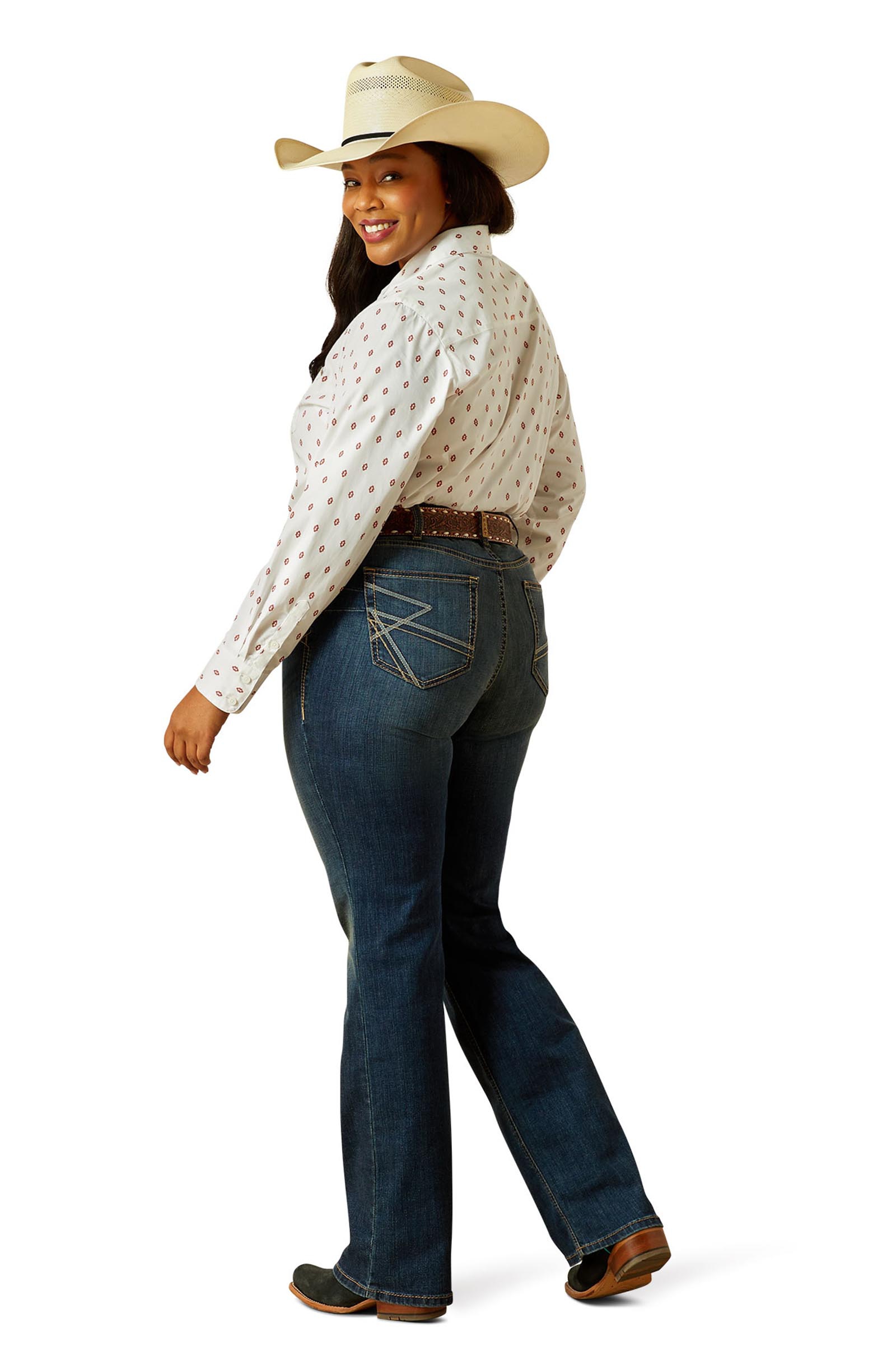 Ariat Sonia Mid Rise vaqueros bootcut para mujer