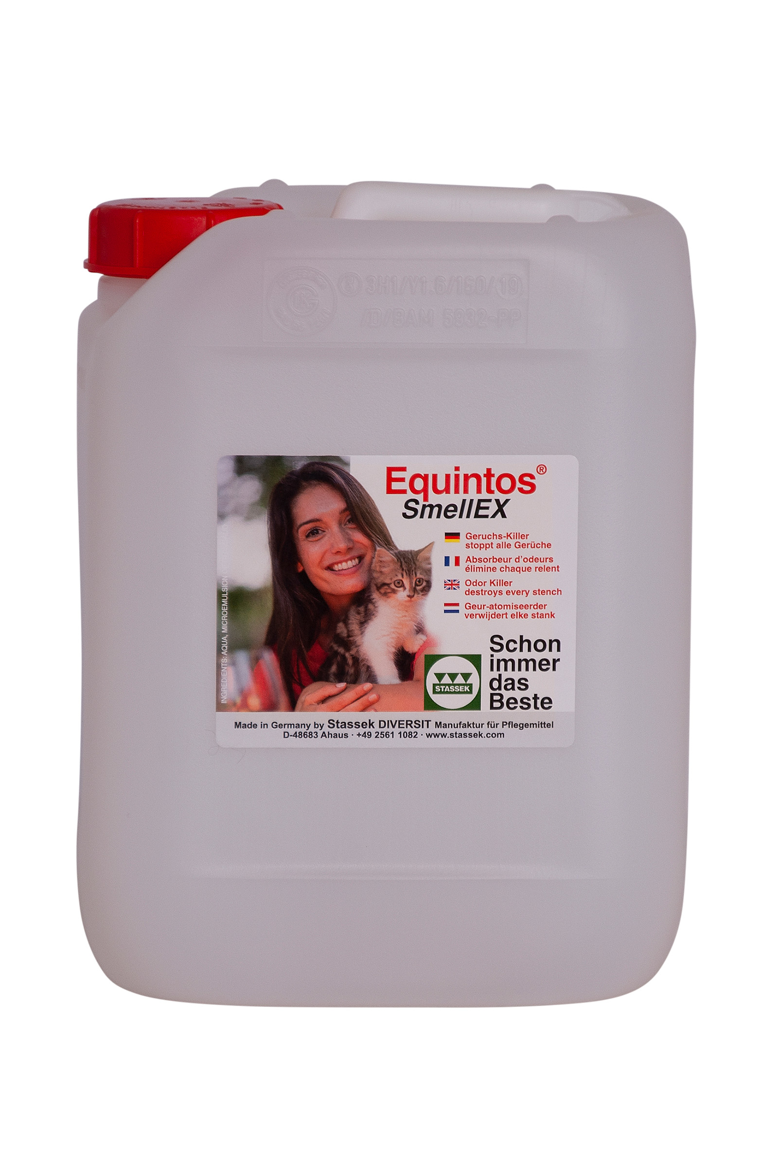 Stassek Equintos SmellEX Exterminador de olores, 5 litros