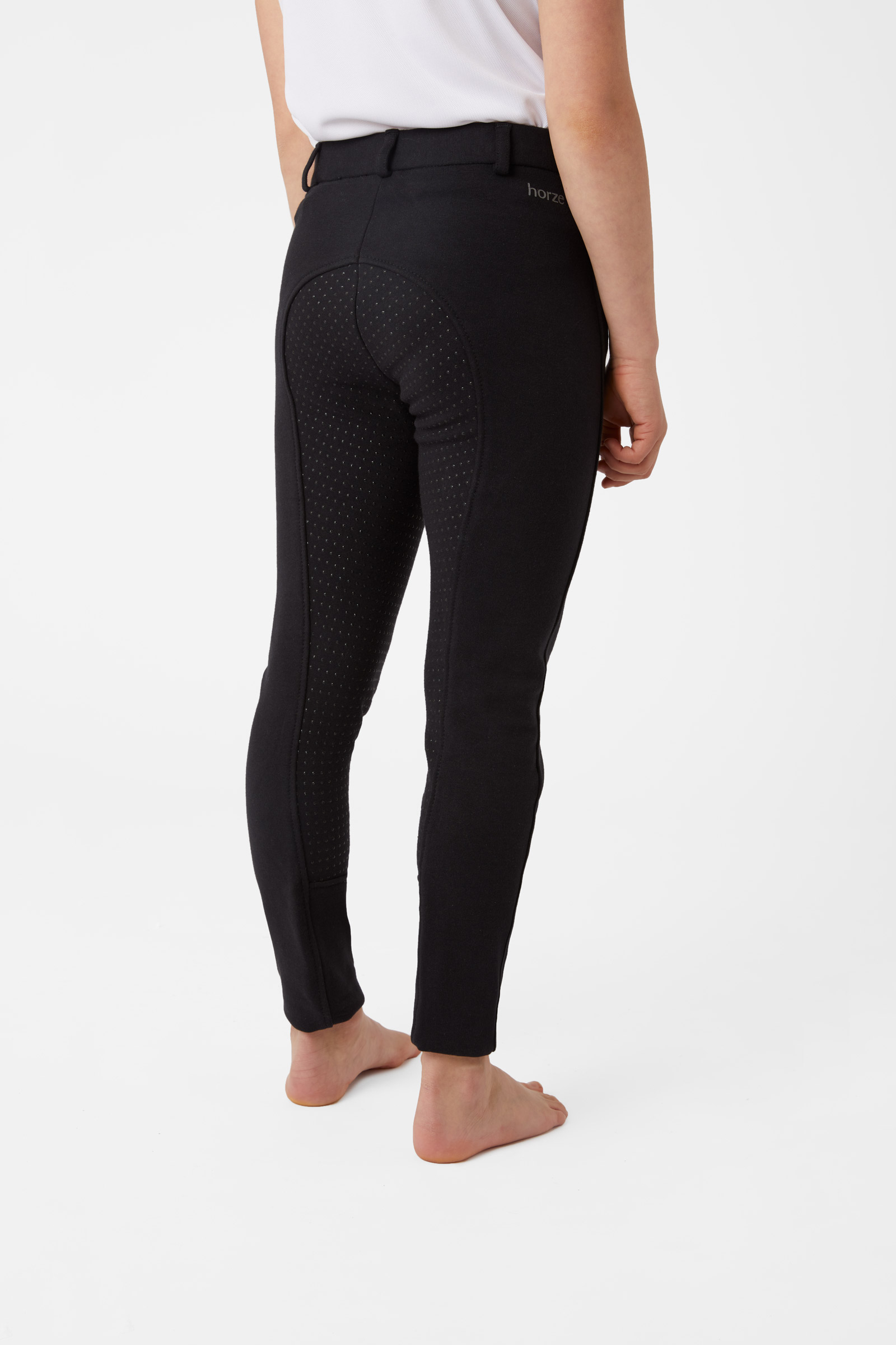 Pantalones de Montar de Asiento Completo de Silicona Active para Niños Horze