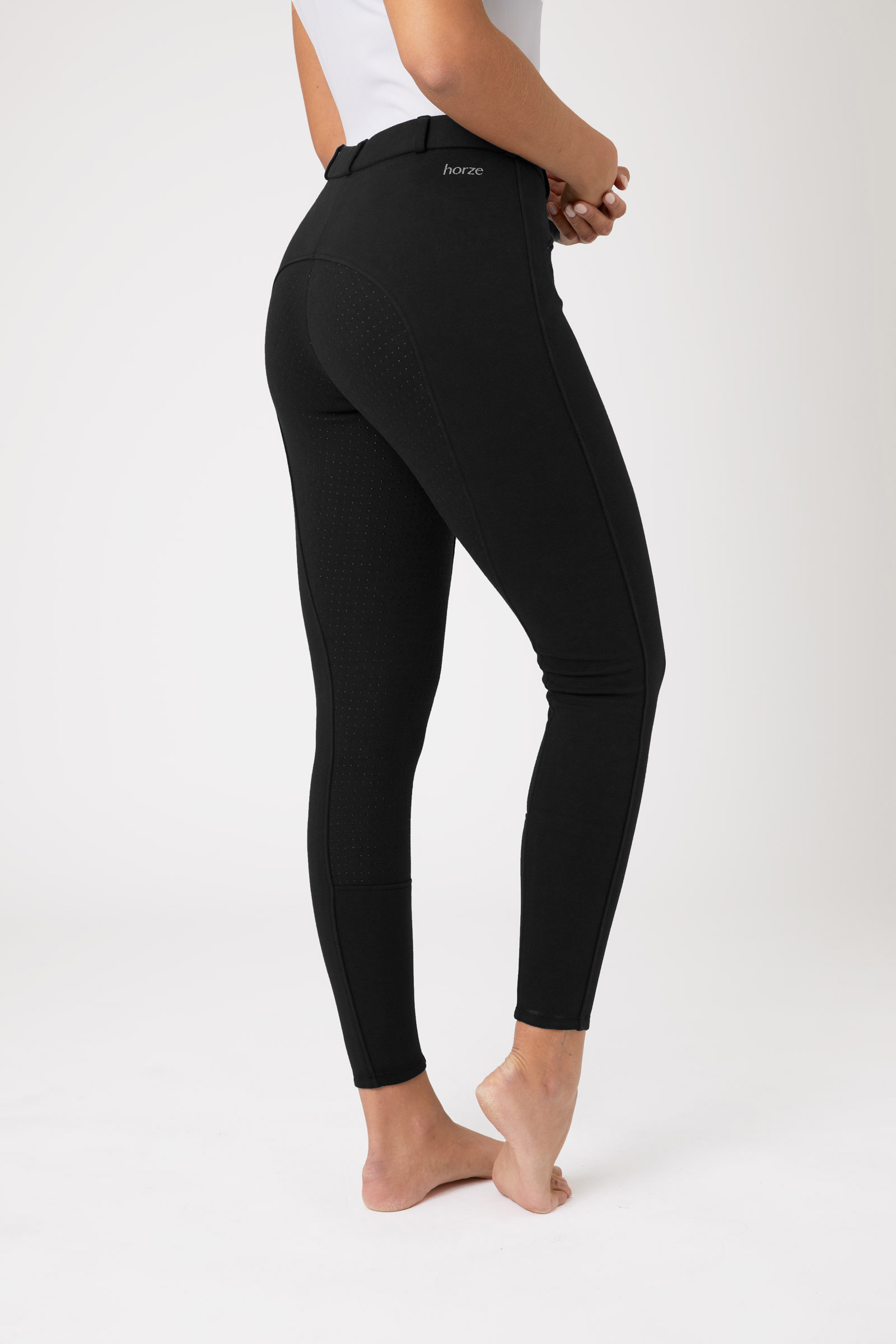 Pantalones de Montar de AsientoCompleto de Silicona Activa para Mujer Horze