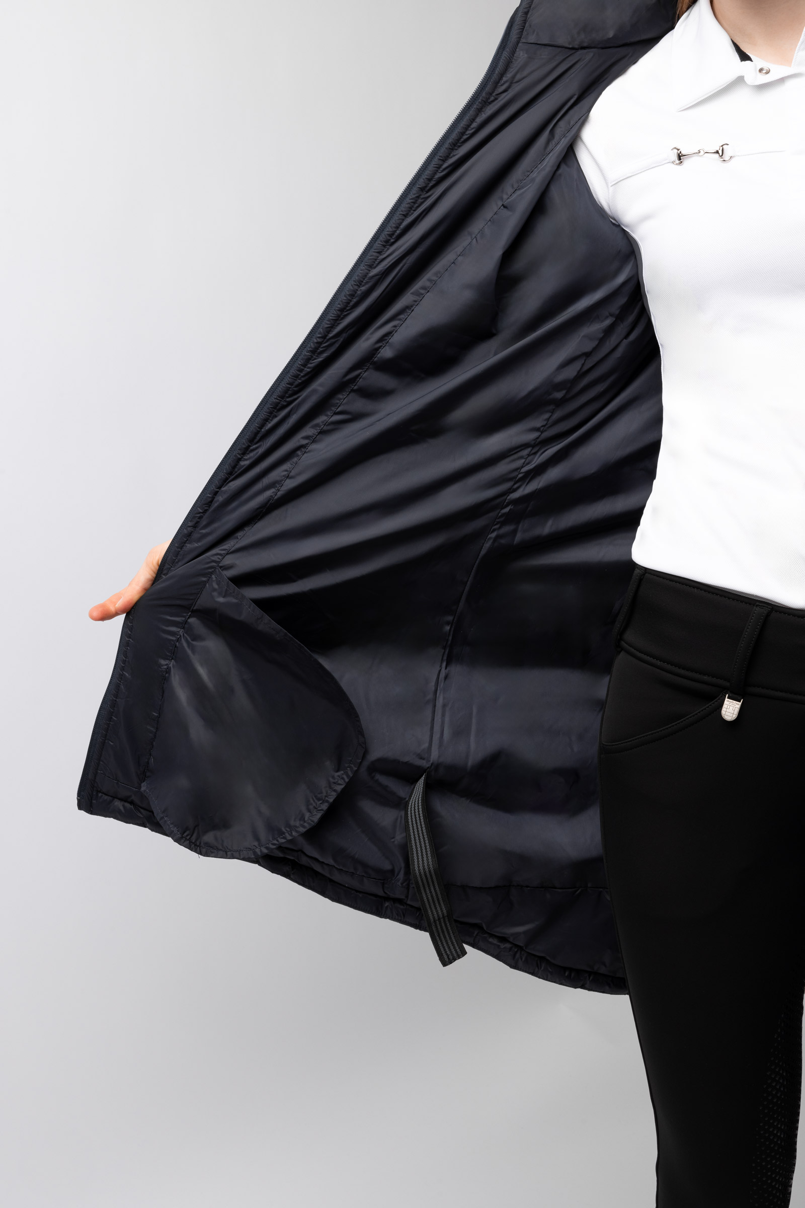 Chaqueta de Equitaci&oacute;n Larga para Mujer Horze Charlotte